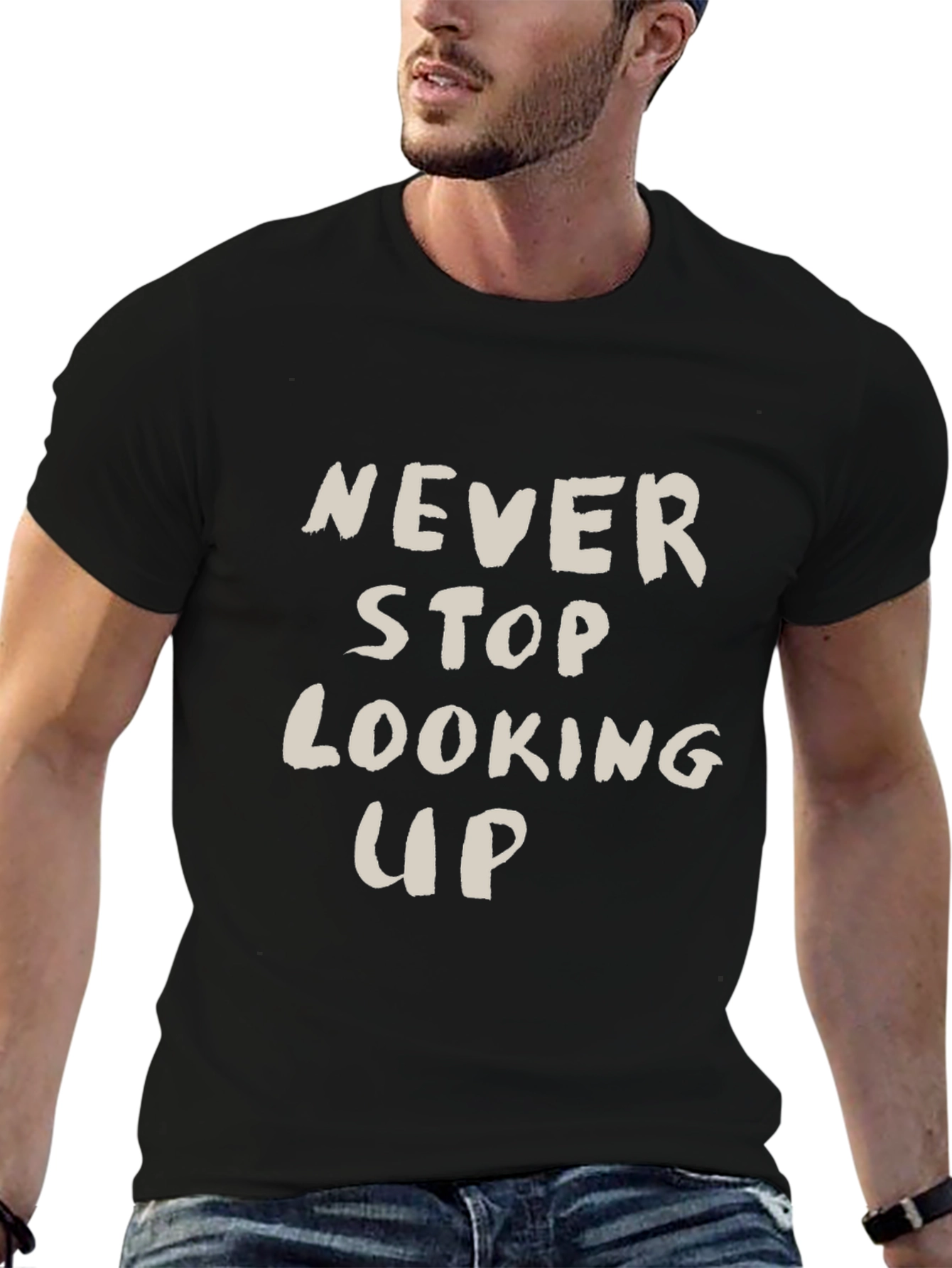 Never Stop Looking Up Graphic T-Shirt