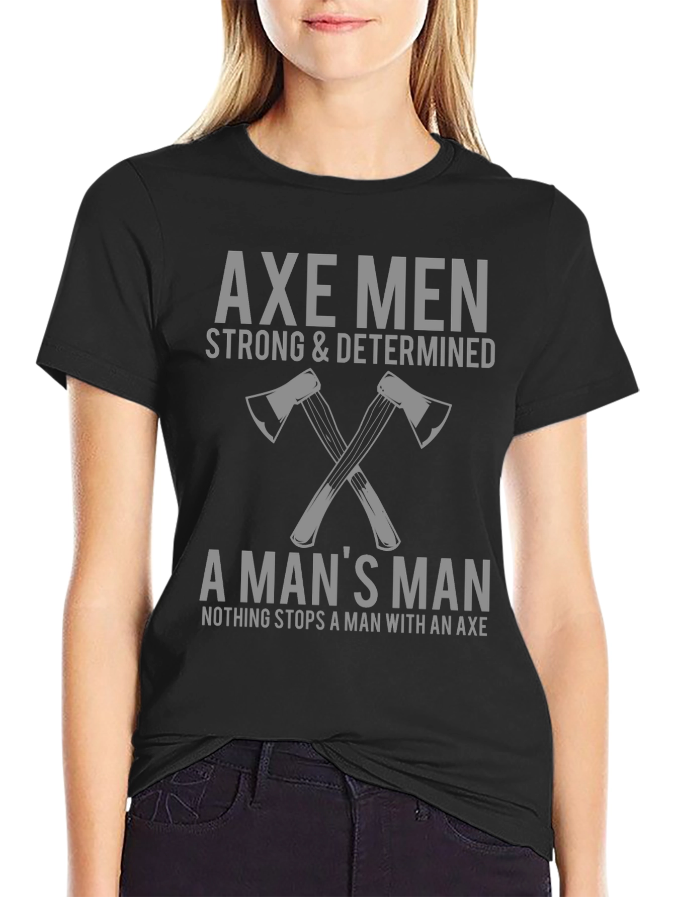 Axe Men Strong & Determined Graphic T-Shirt