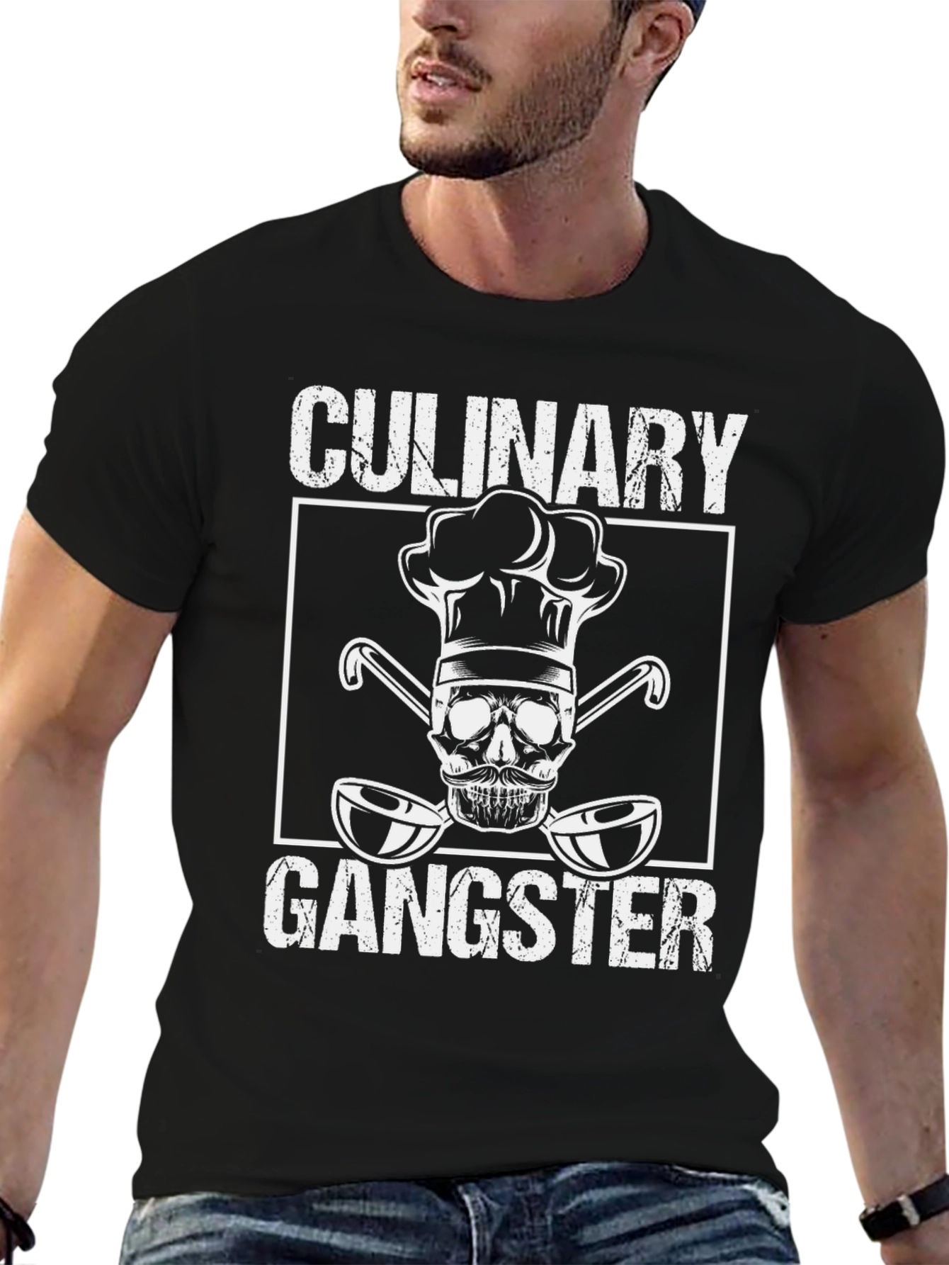 Culinary Gangster Black Graphic Tee