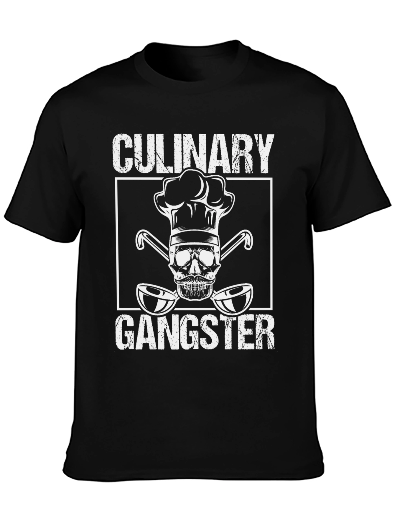 Culinary Gangster Black Graphic Tee