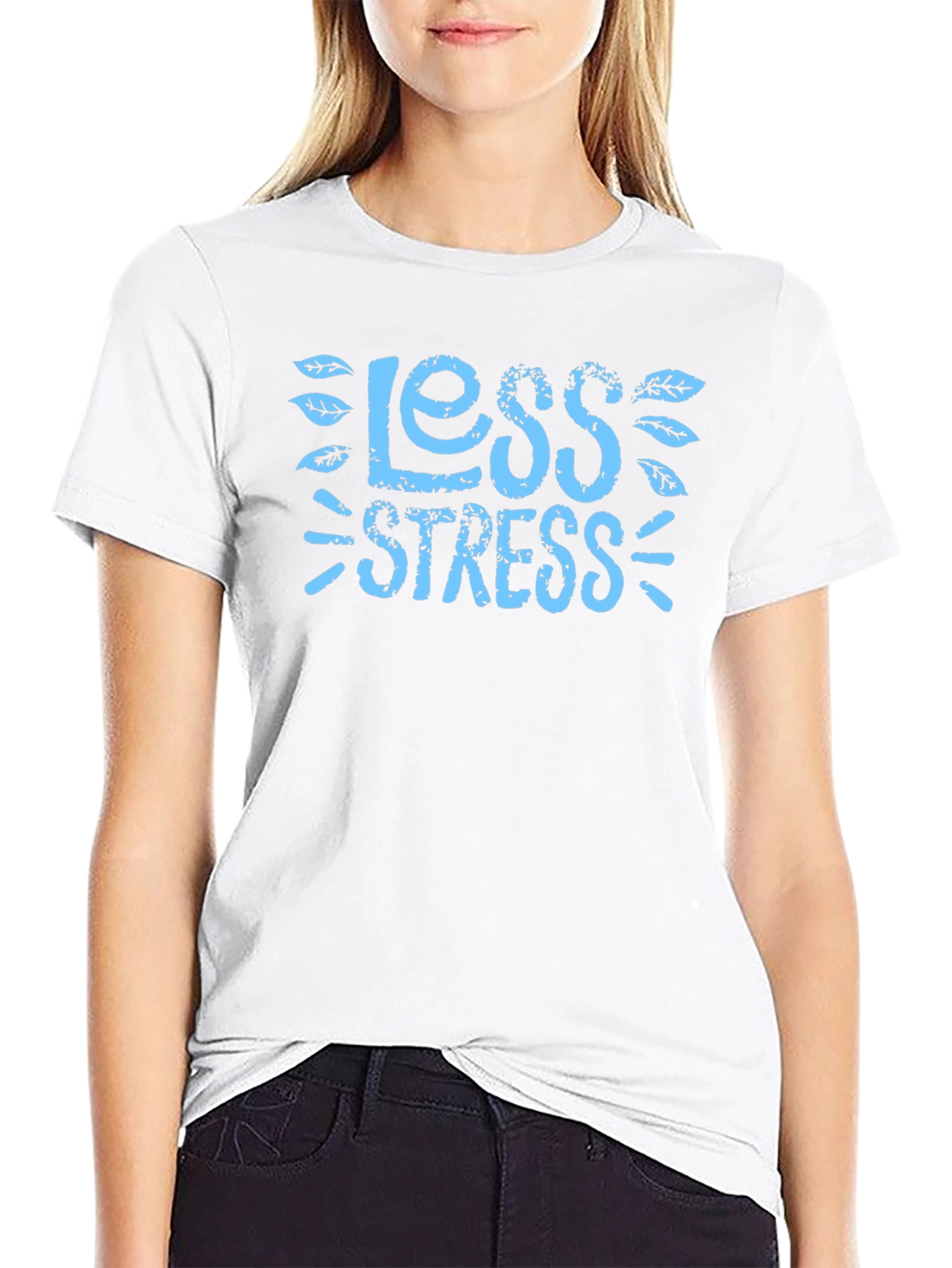 Less Stress Graphic Tee - Casual Comfort