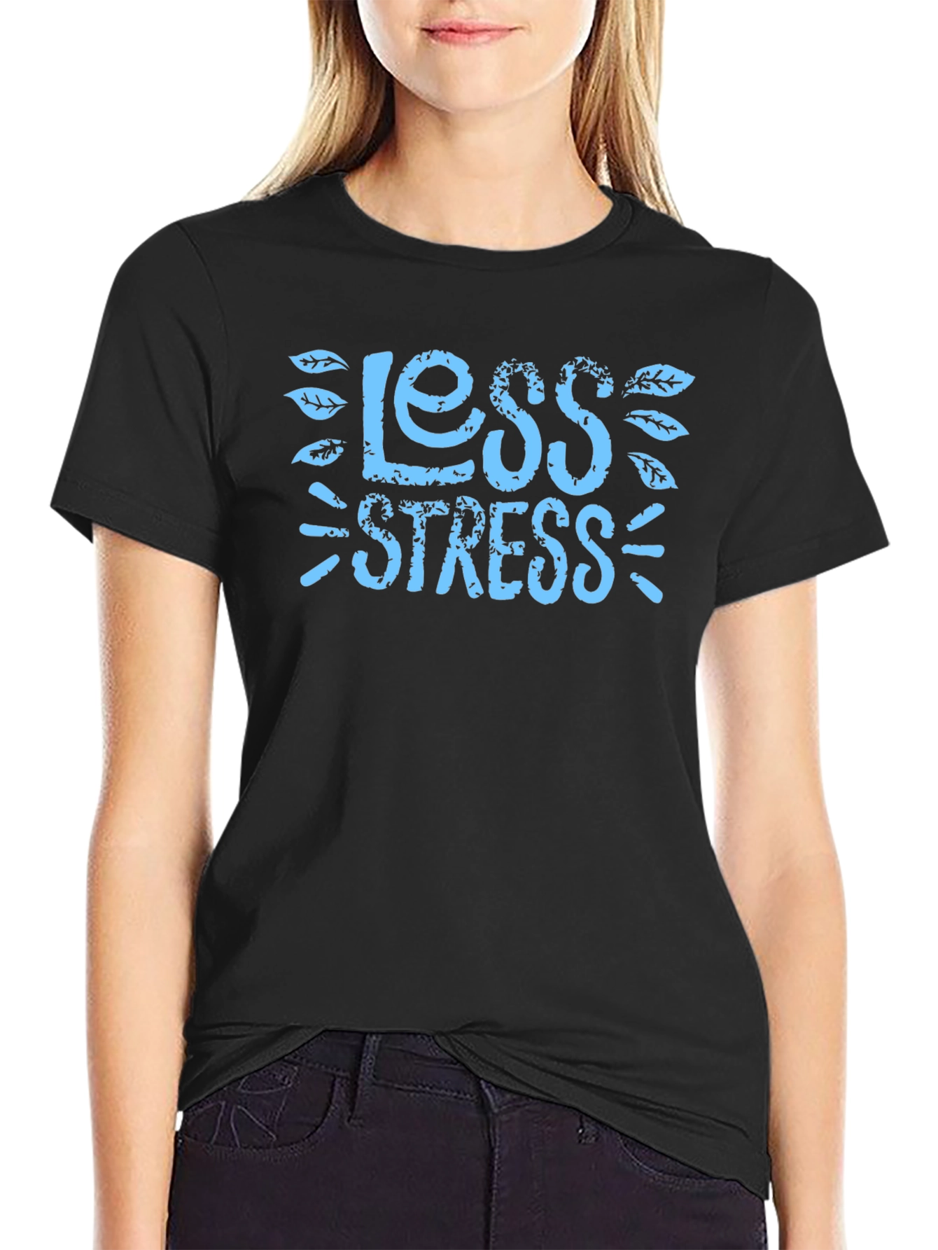 Less Stress Graphic Tee - Casual Comfort