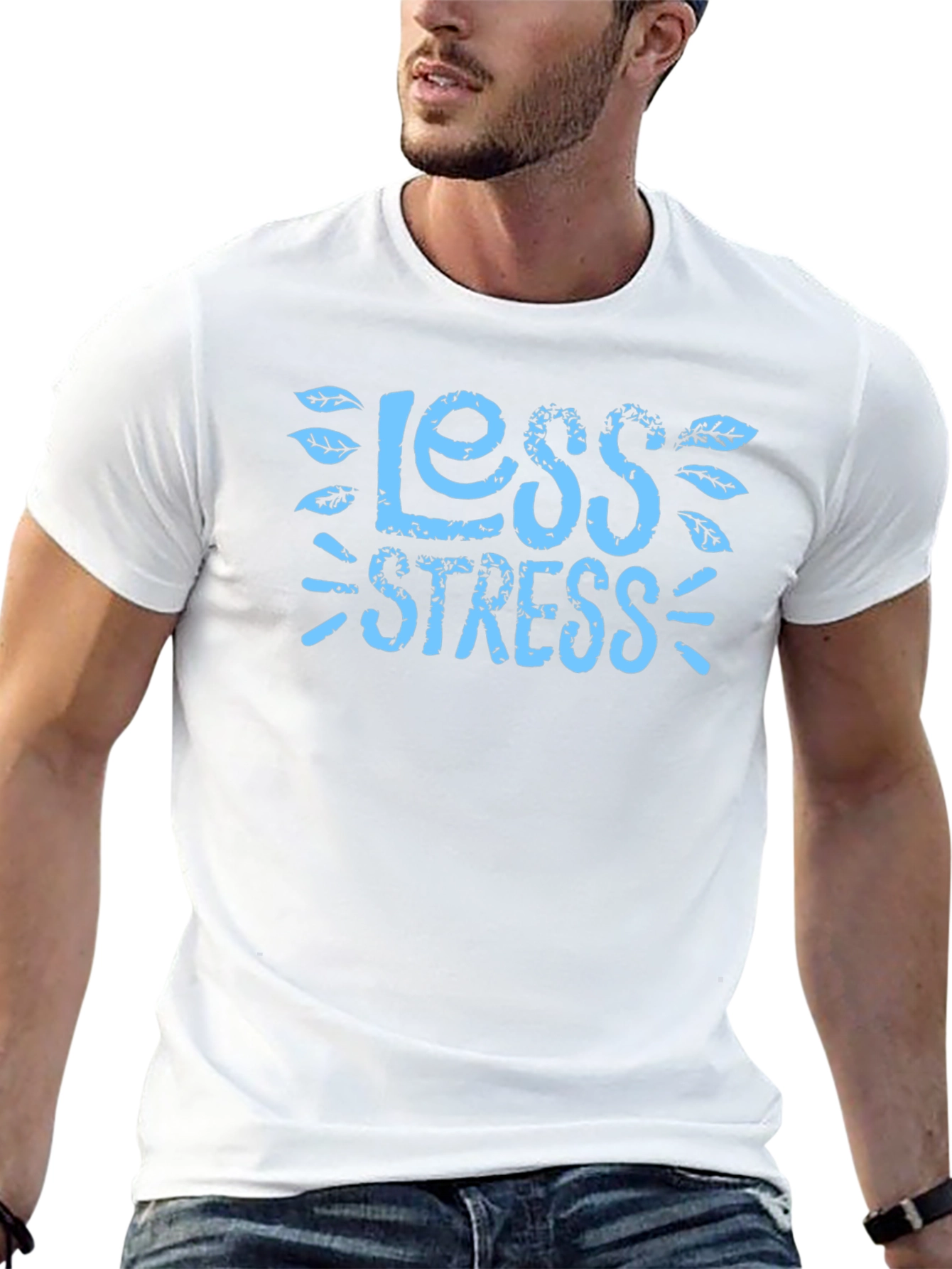 Less Stress Graphic Tee - Casual Comfort