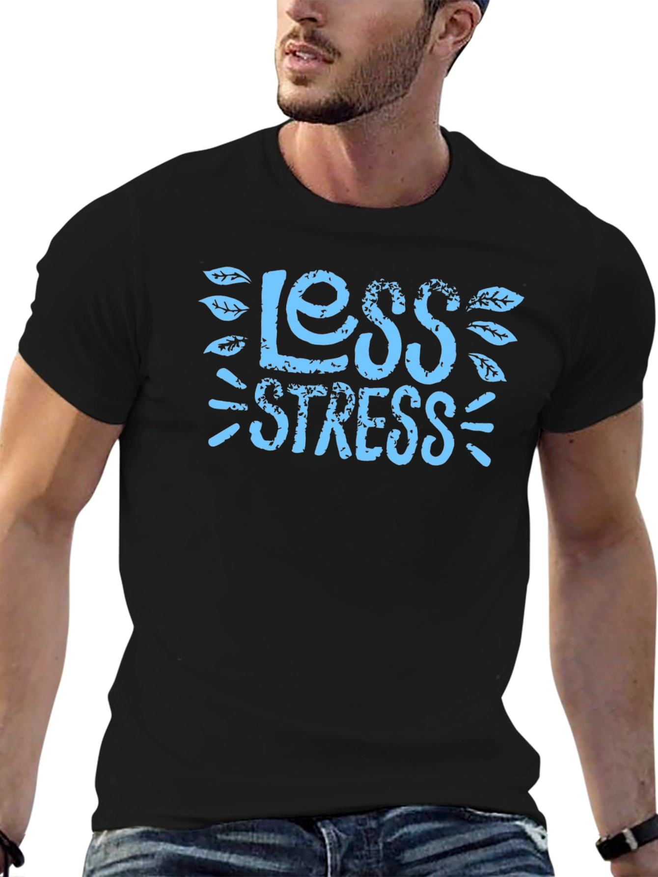 Less Stress Graphic Tee - Casual Comfort