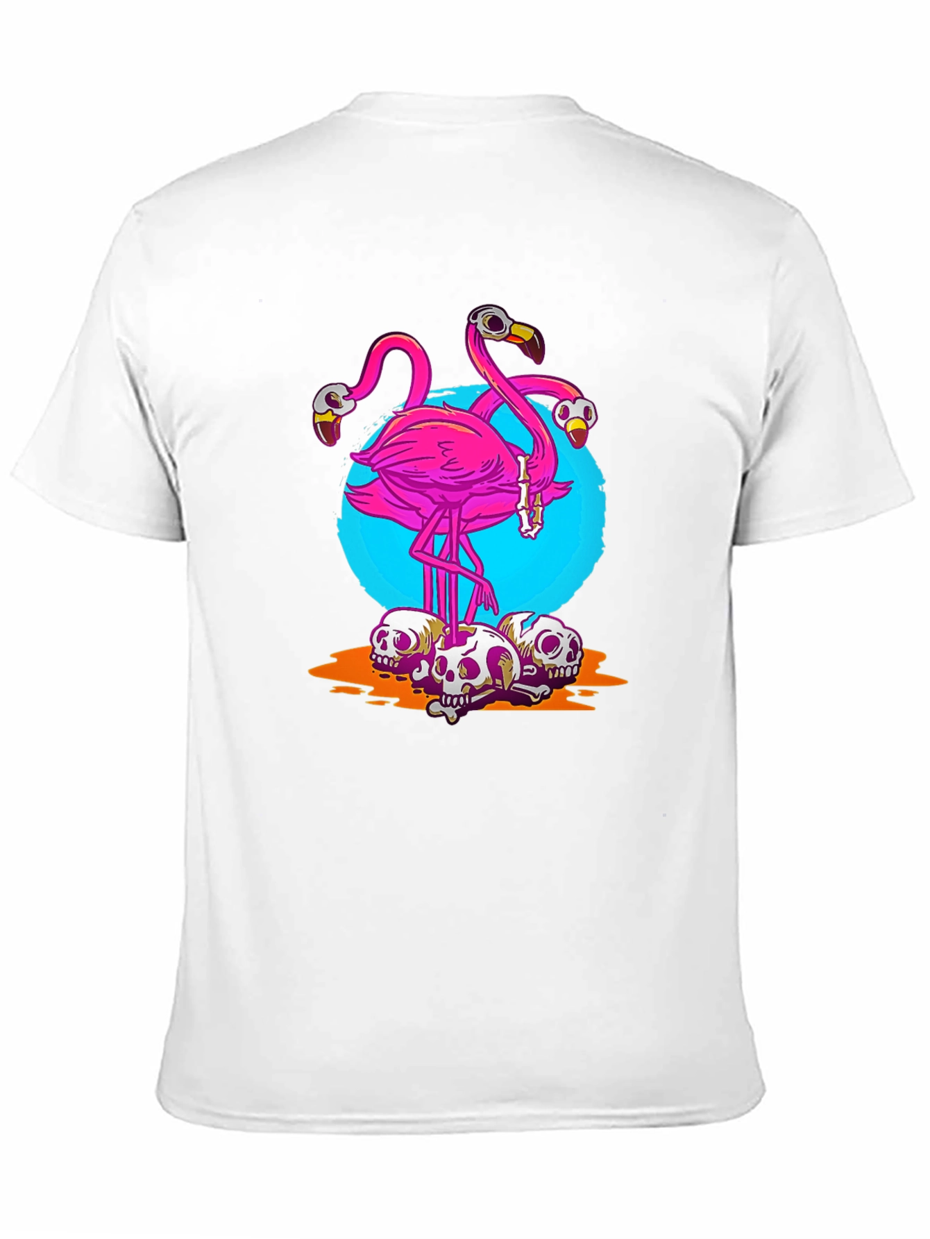 Flamingo Skull T-Shirt