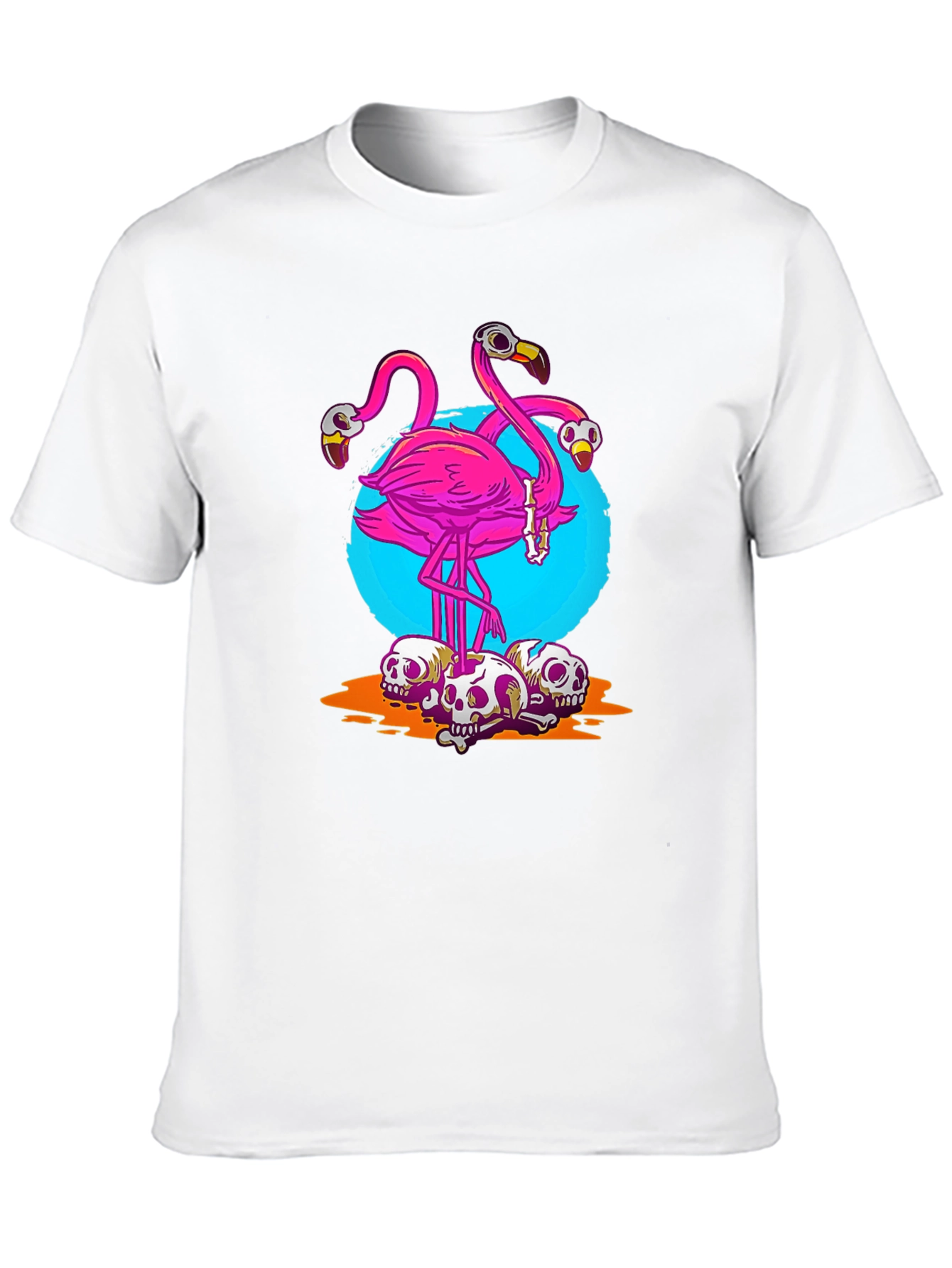 Flamingo Skull T-Shirt