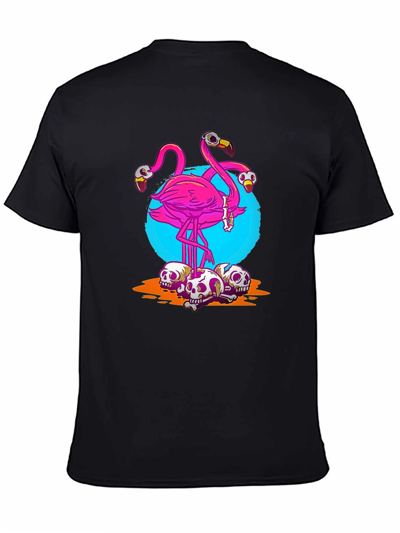 Flamingo Skull T-Shirt