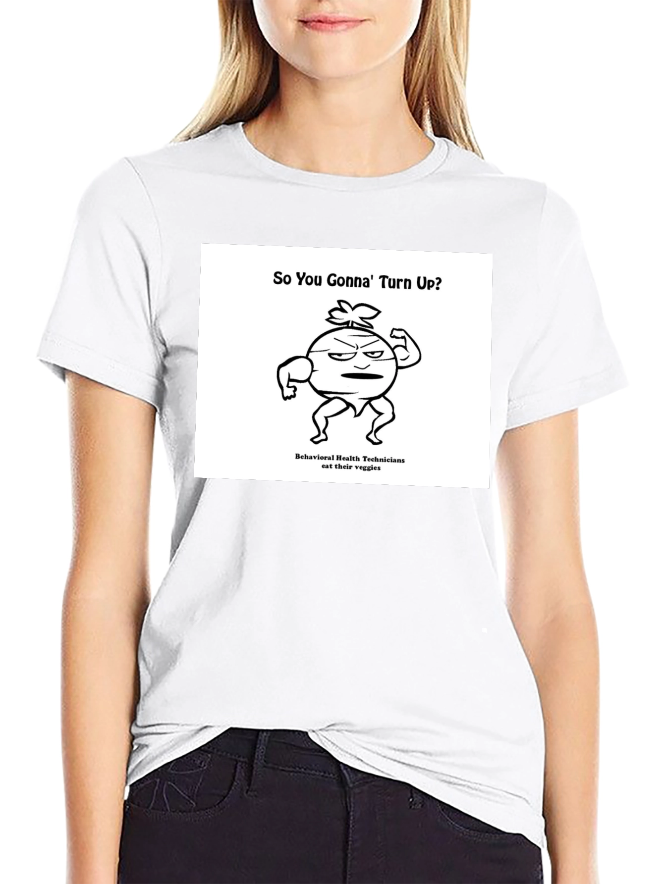 Funny Veggie T-Shirt: So You Gonna Turn Up?