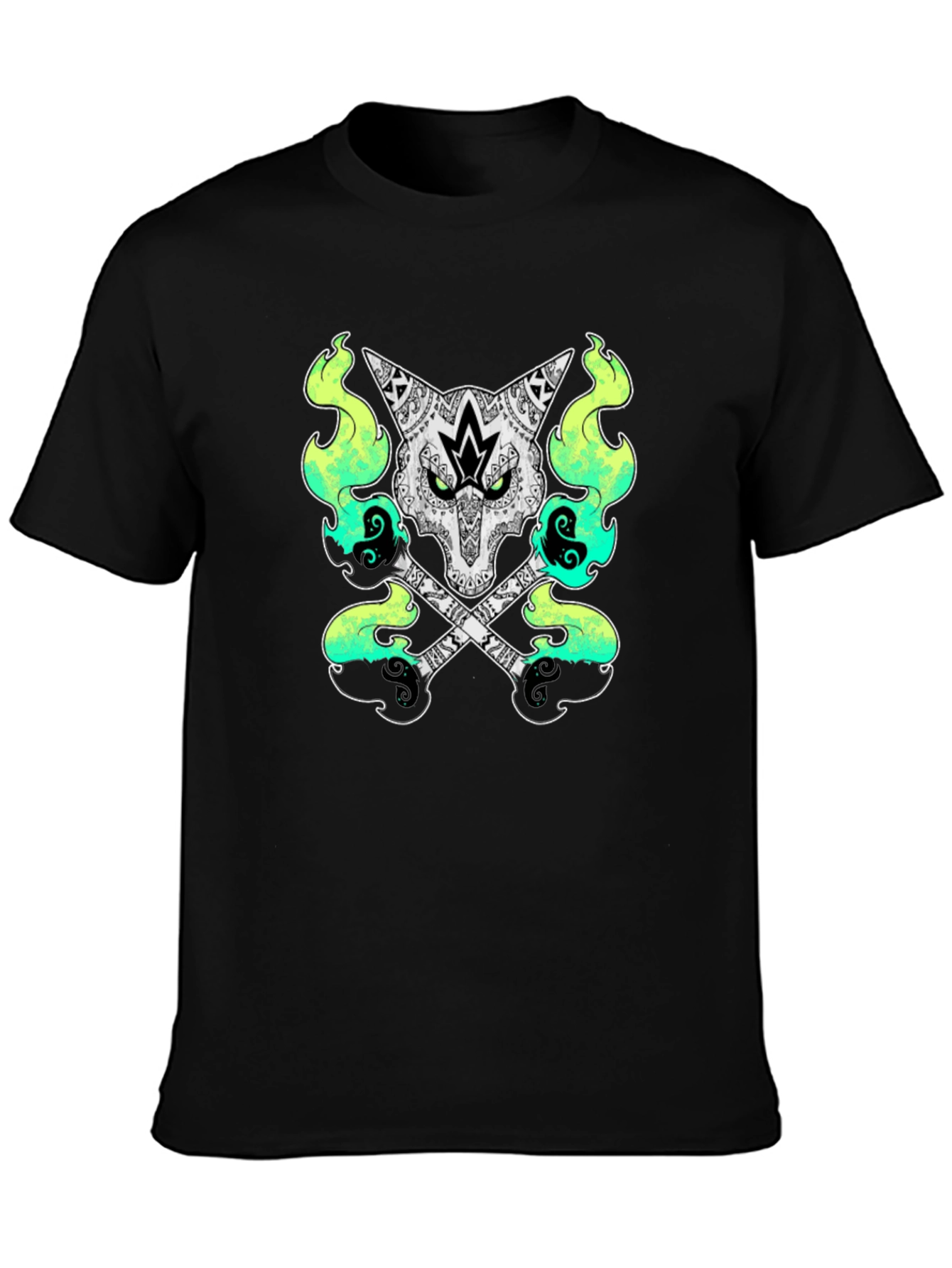 Skull & Guitars Graphic T-Shirt