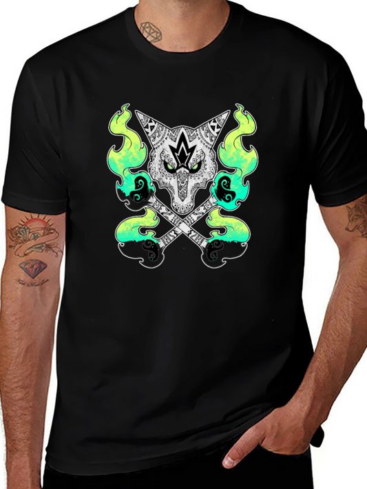 Skull & Guitars Graphic T-Shirt