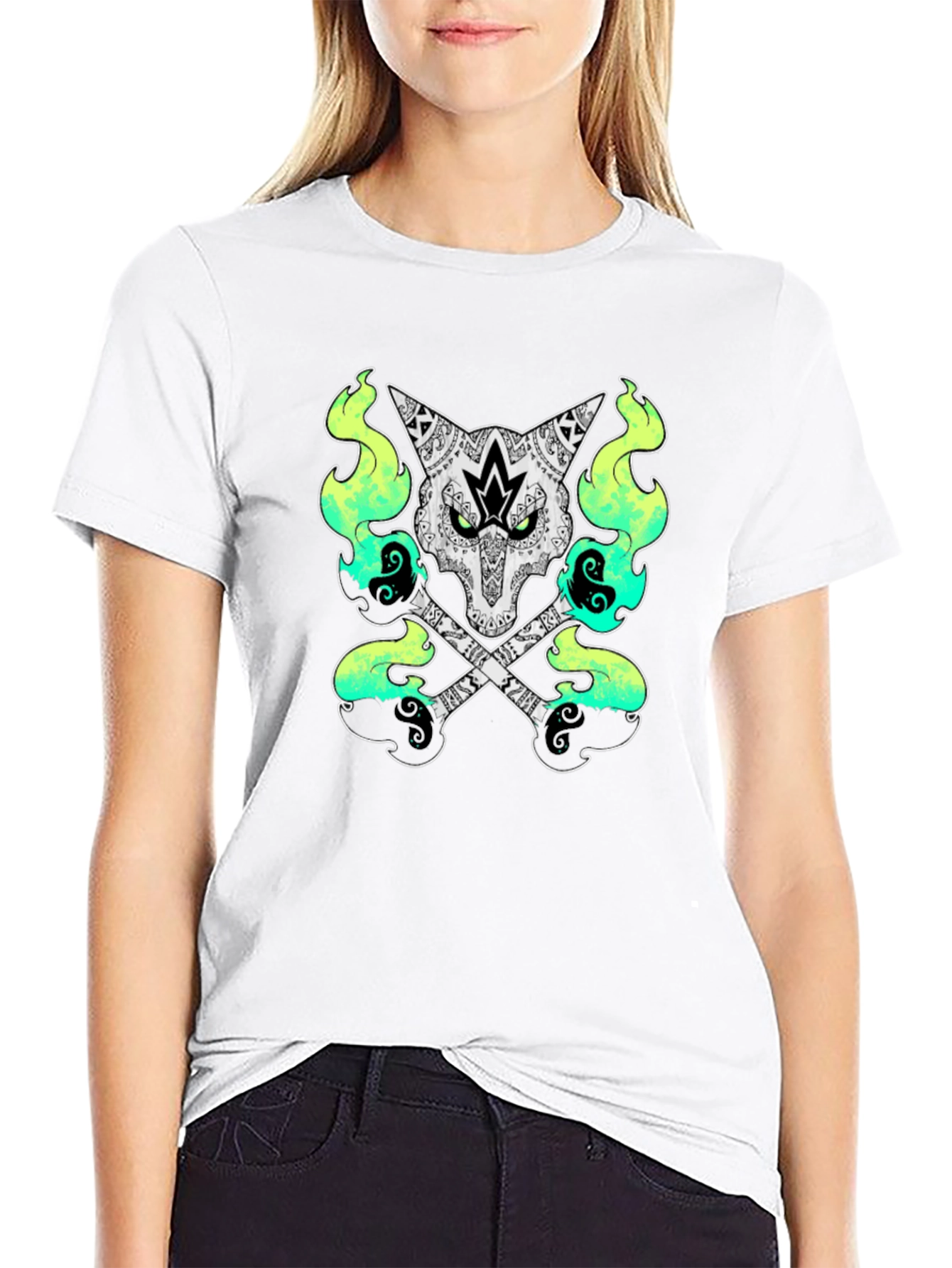 Skull & Guitars Graphic T-Shirt
