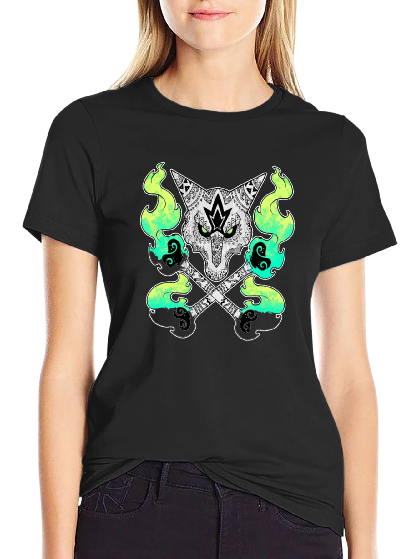Skull & Guitars Graphic T-Shirt