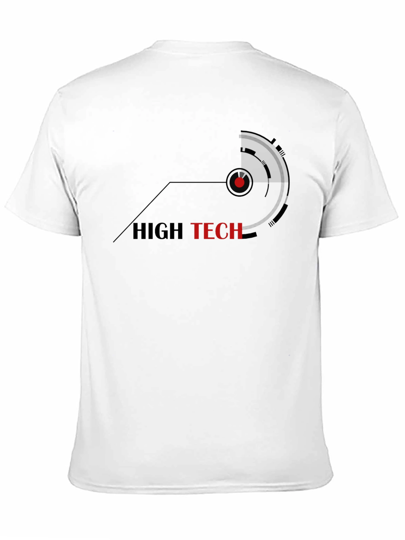 High Tech Graphic Tee - Modern Style