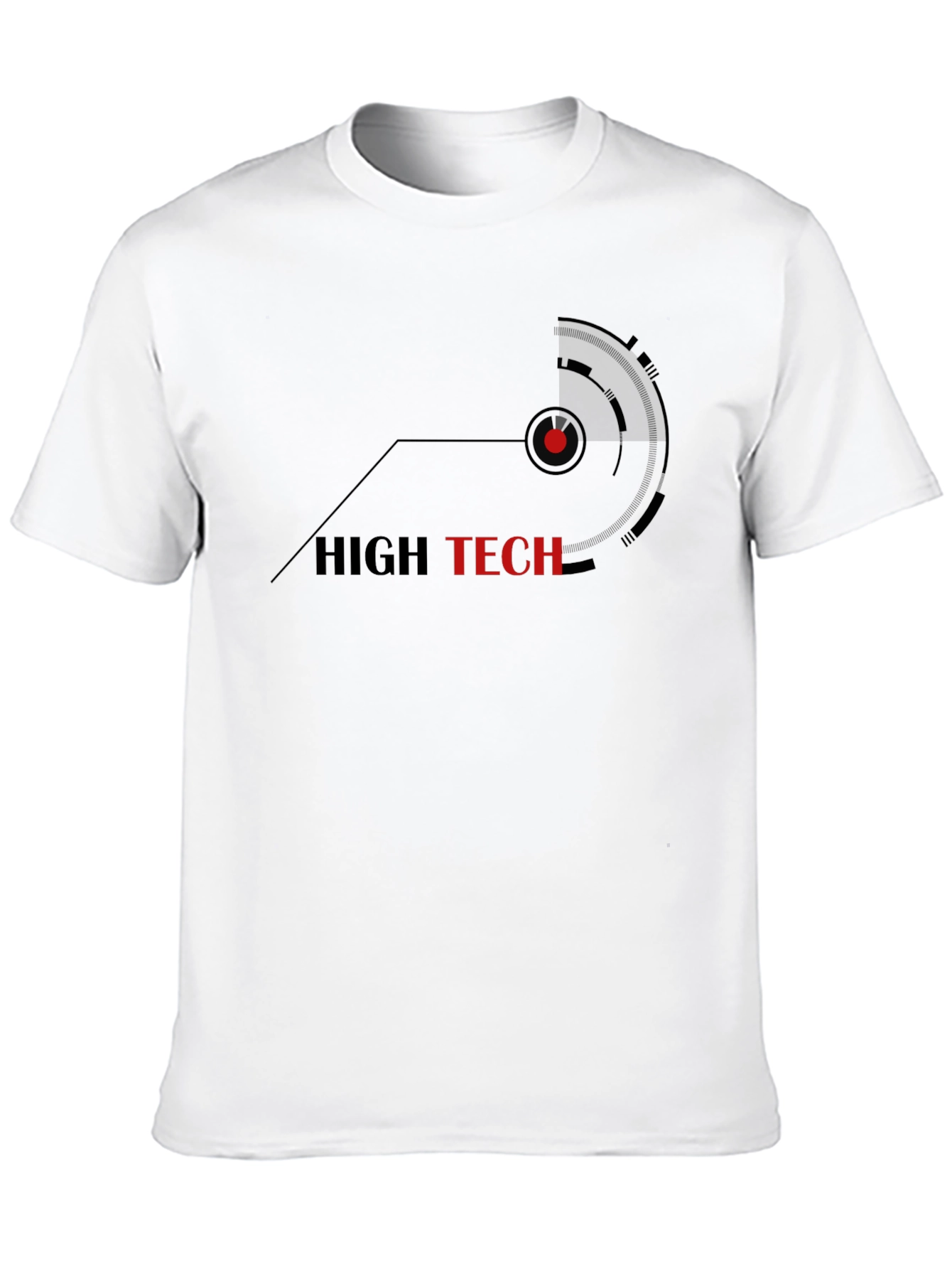 High Tech Graphic Tee - Modern Style