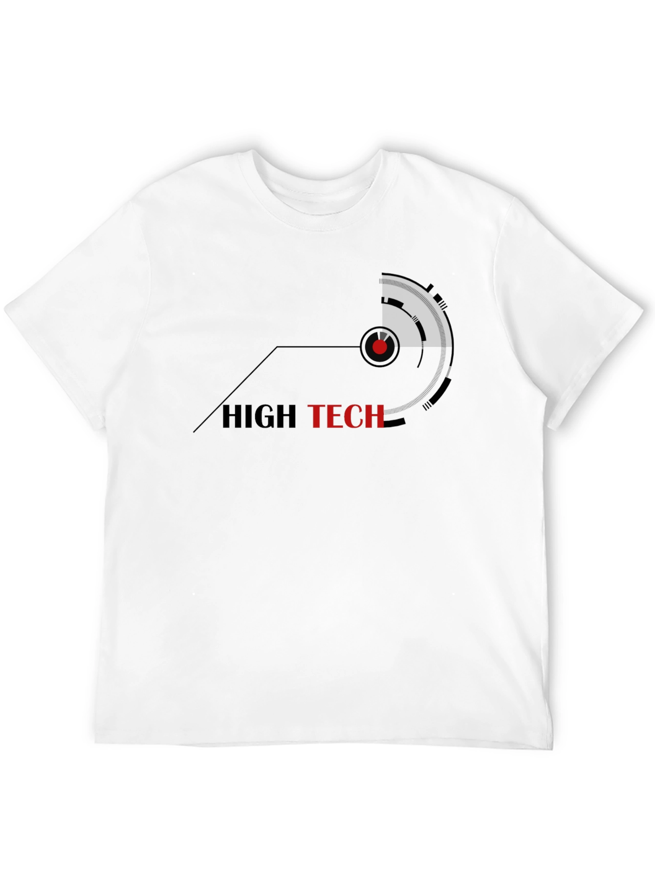 High Tech Graphic Tee - Modern Style