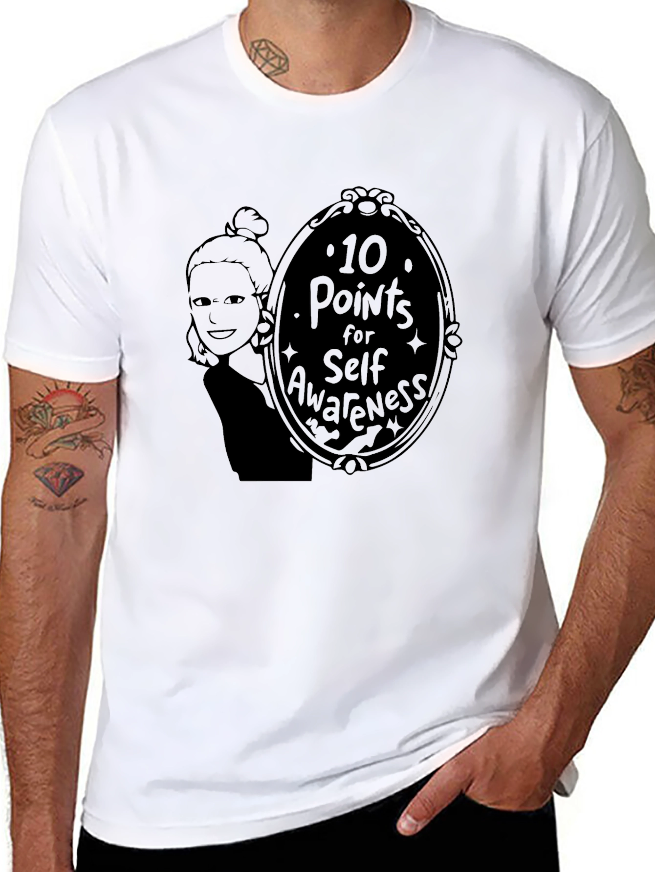 Self-Awareness Graphic Tee - Quirky & Unique