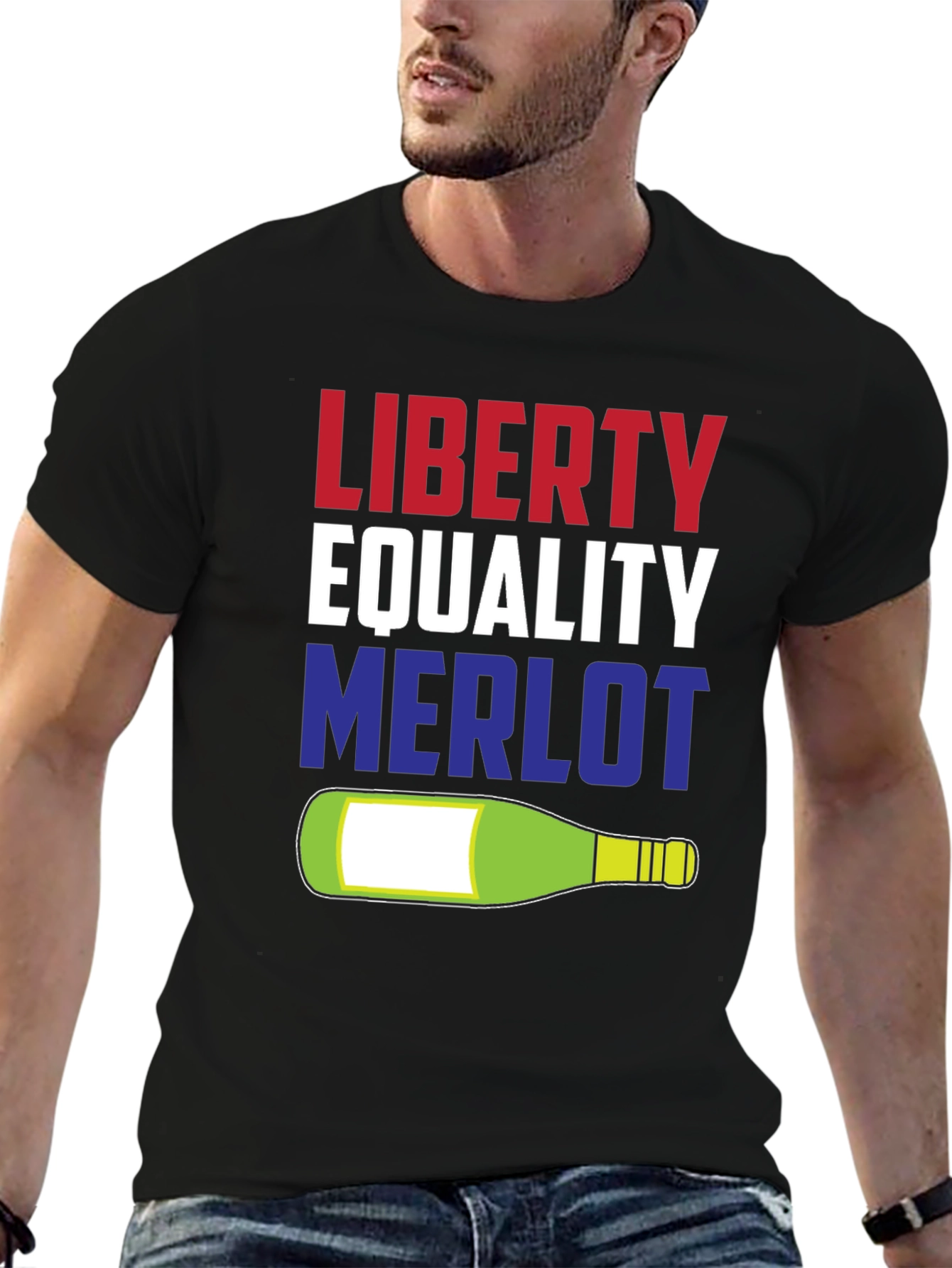 Liberty Equality Merlot Graphic Tee