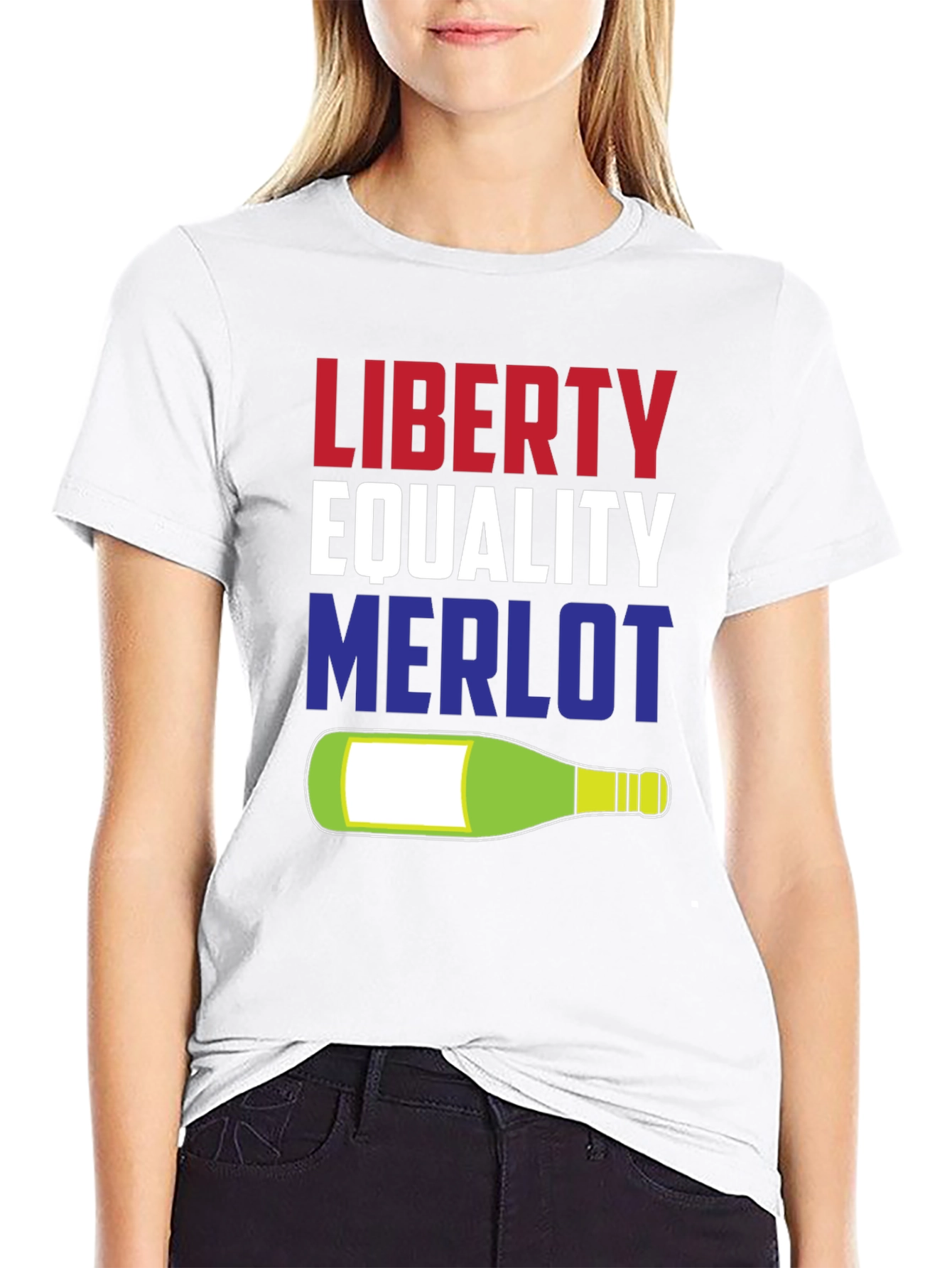 Liberty Equality Merlot Graphic Tee