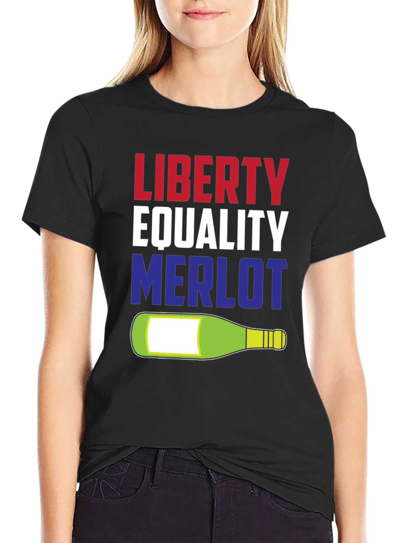 Liberty Equality Merlot Graphic Tee