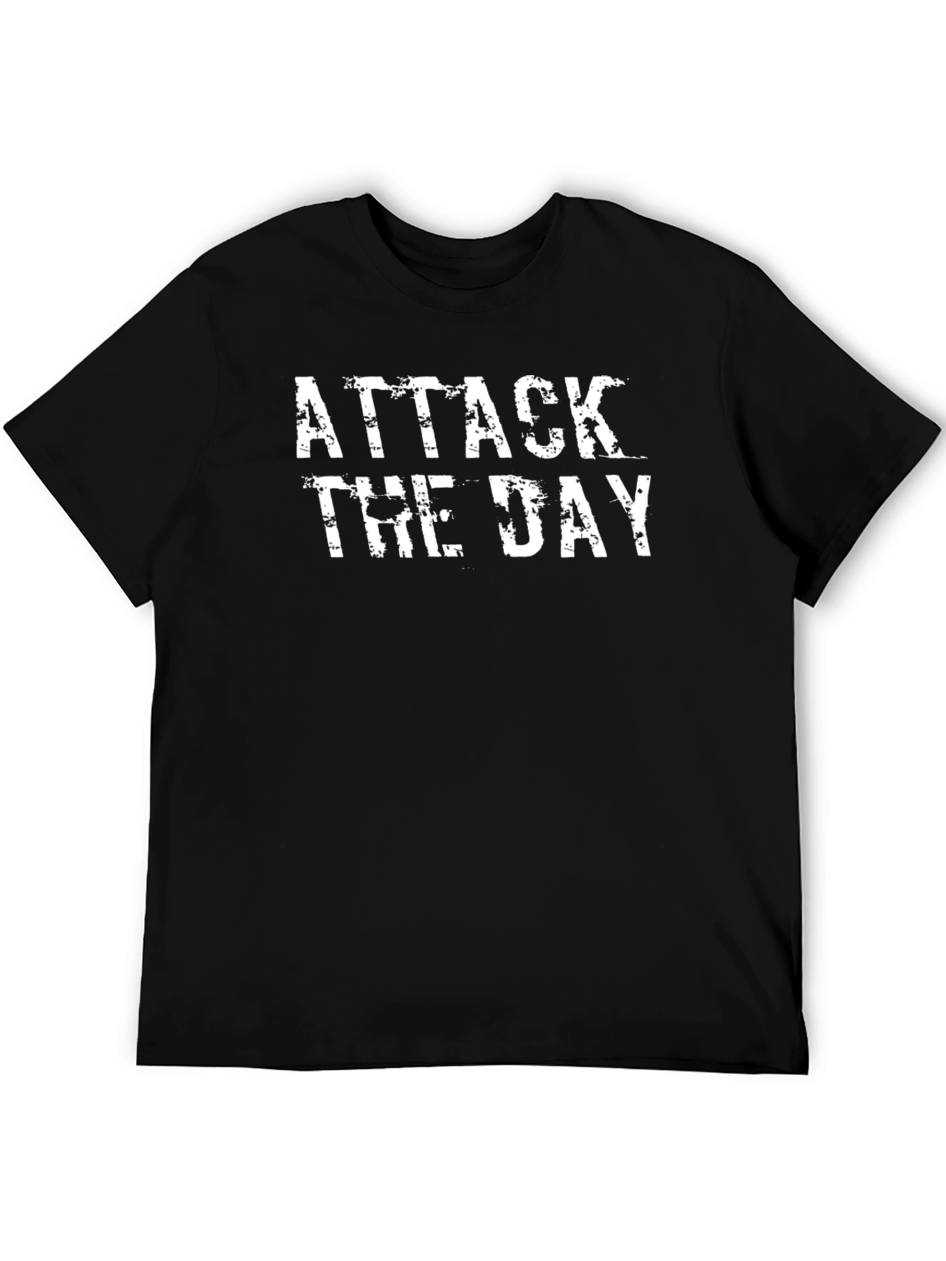Attack the Day Graphic T-Shirt - Motivational Tee