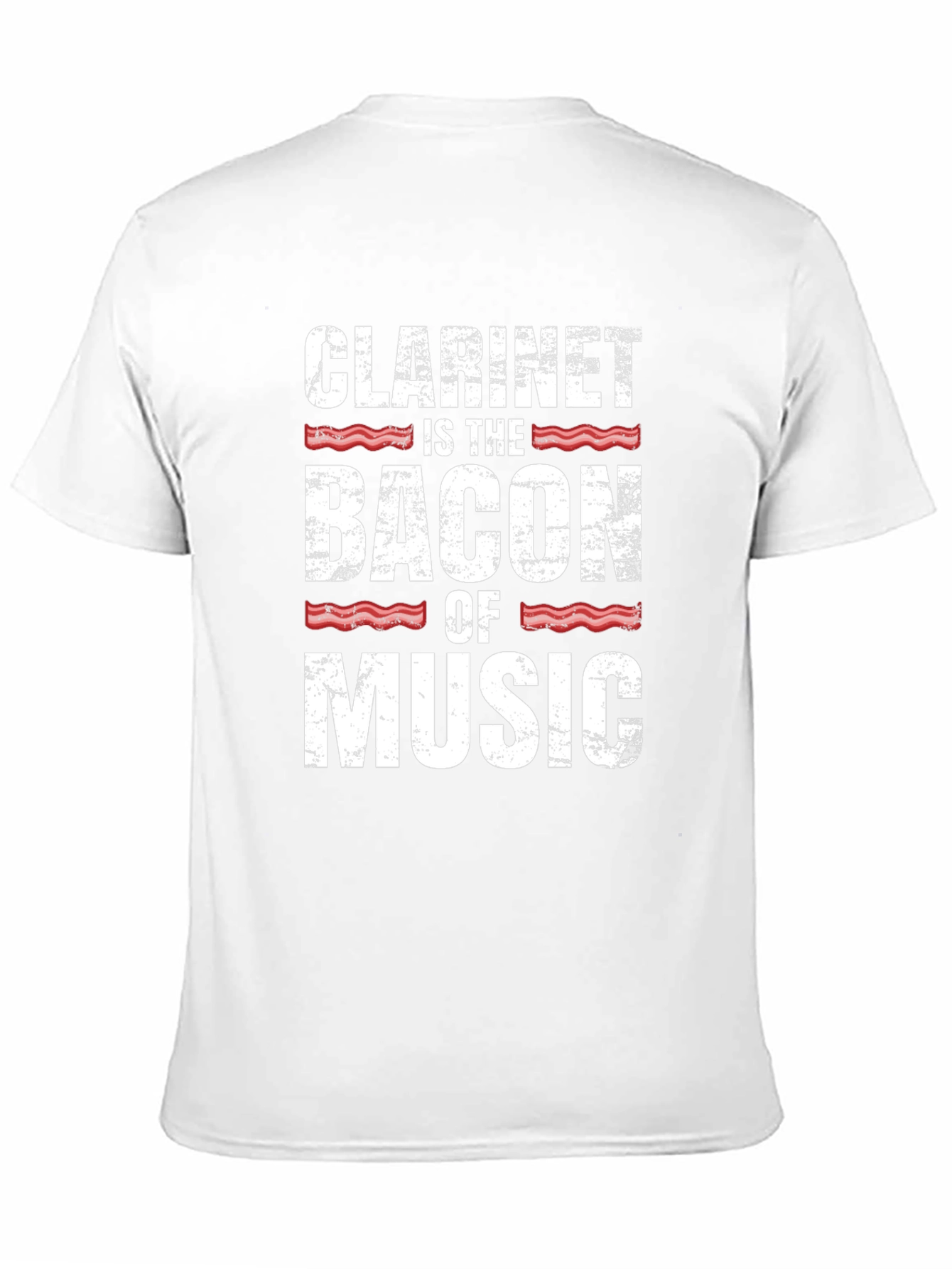 Clarinet Bacon Music T-Shirt