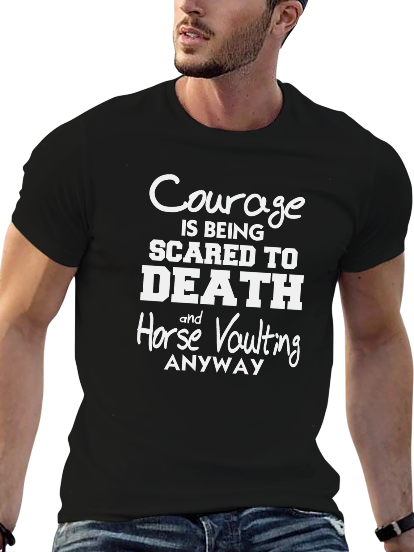 Courage Horse Vaulting T-Shirt
