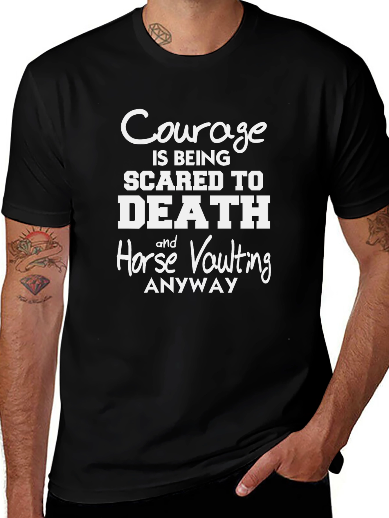 Courage Horse Vaulting T-Shirt