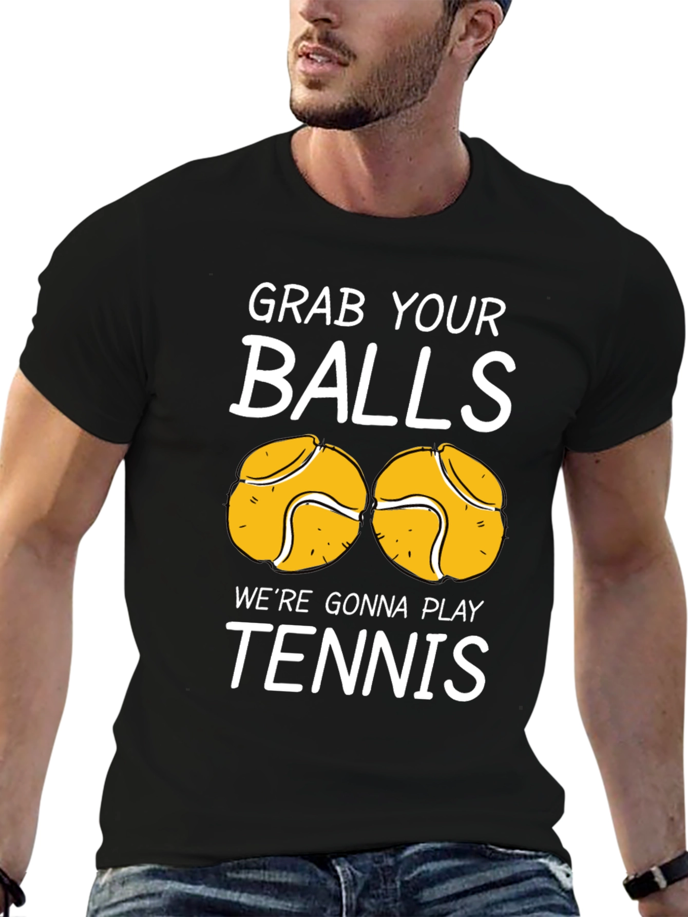 Grab Your Balls - Tennis Graphic Tee