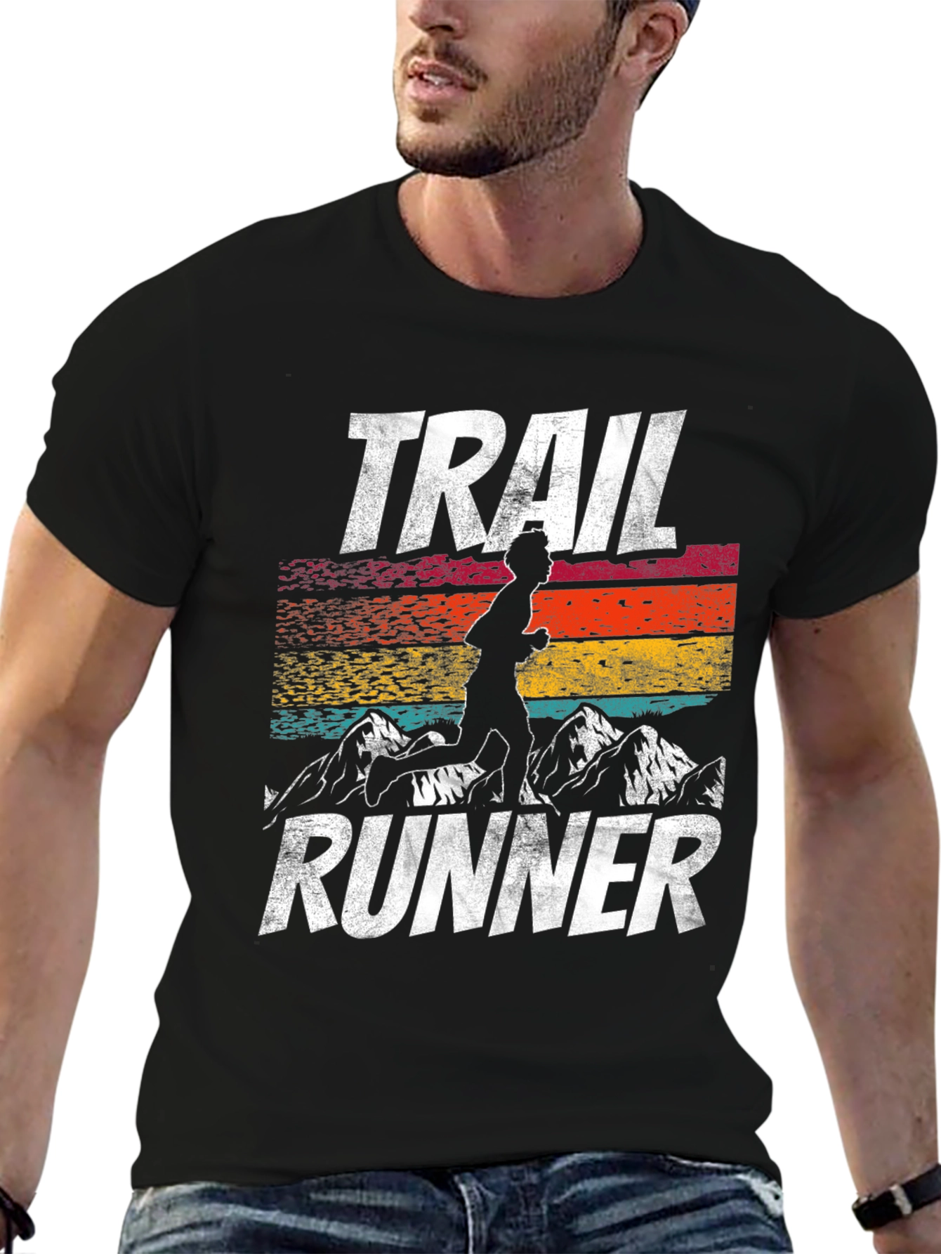 Trail Runner Graphic Tee - Retro Style