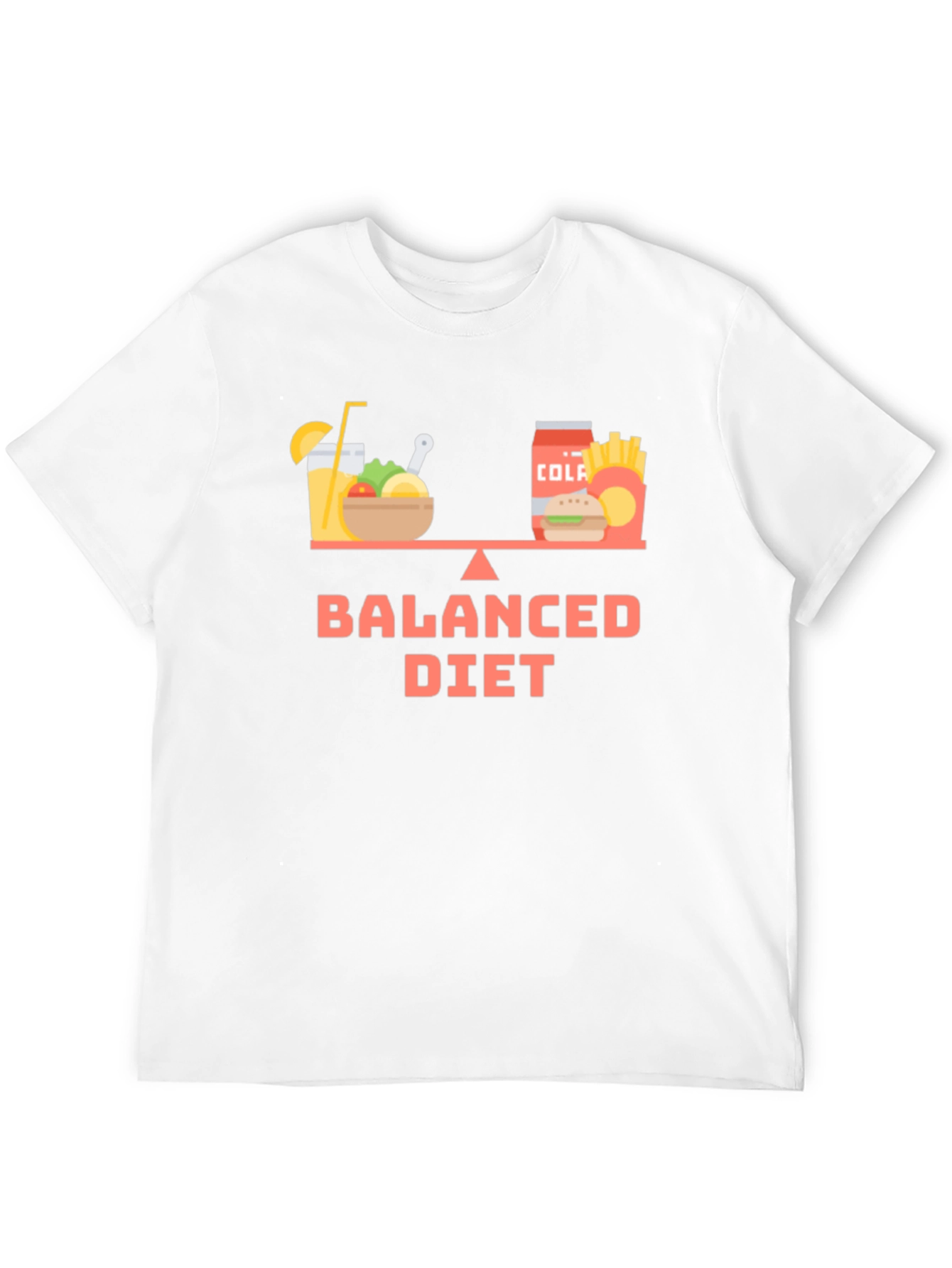 Balanced Diet T-Shirt - Funny Foodie Tee