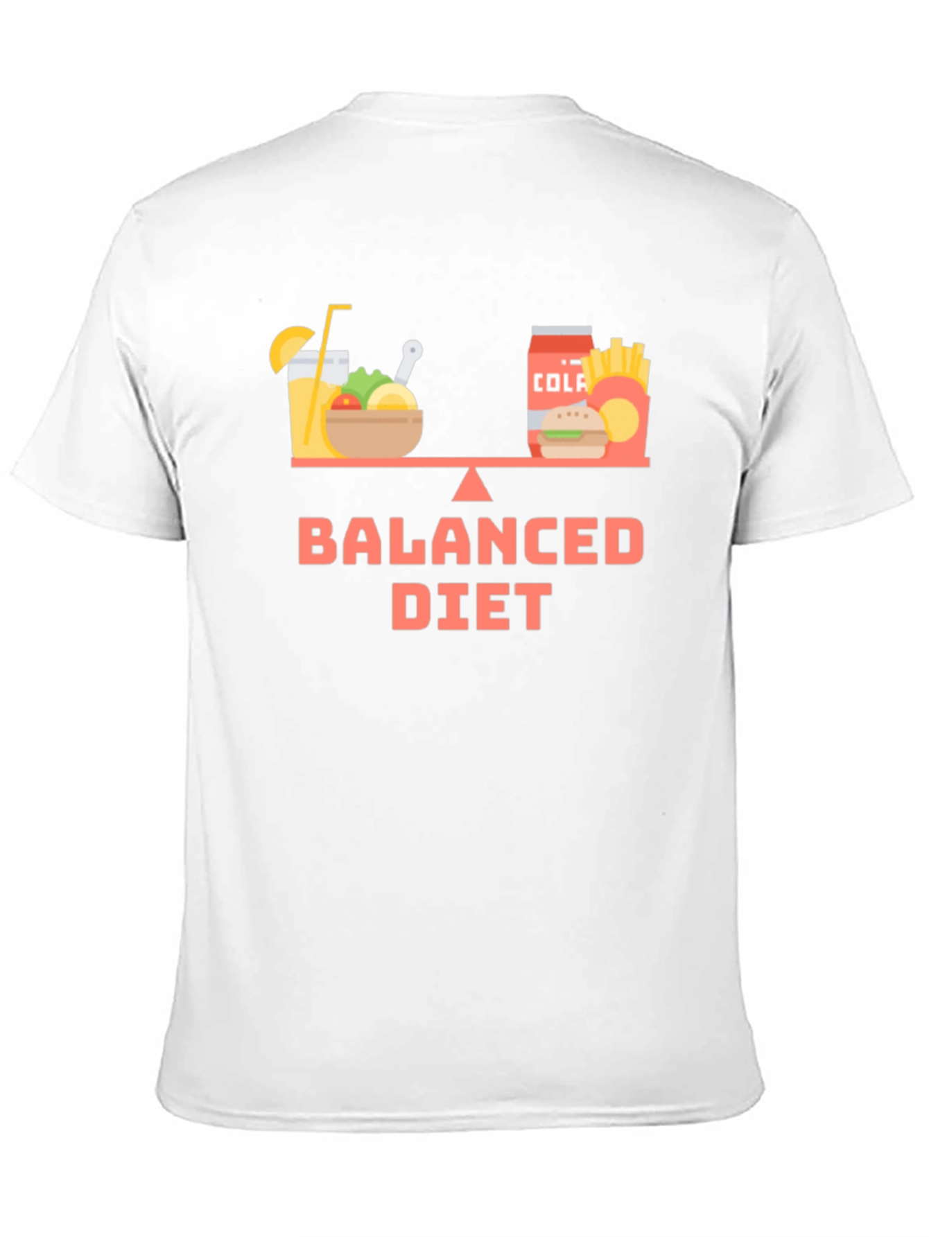 Balanced Diet T-Shirt - Funny Foodie Tee