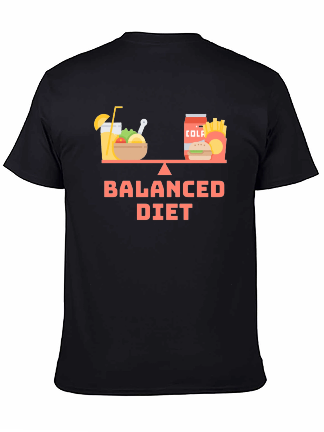 Balanced Diet T-Shirt - Funny Foodie Tee