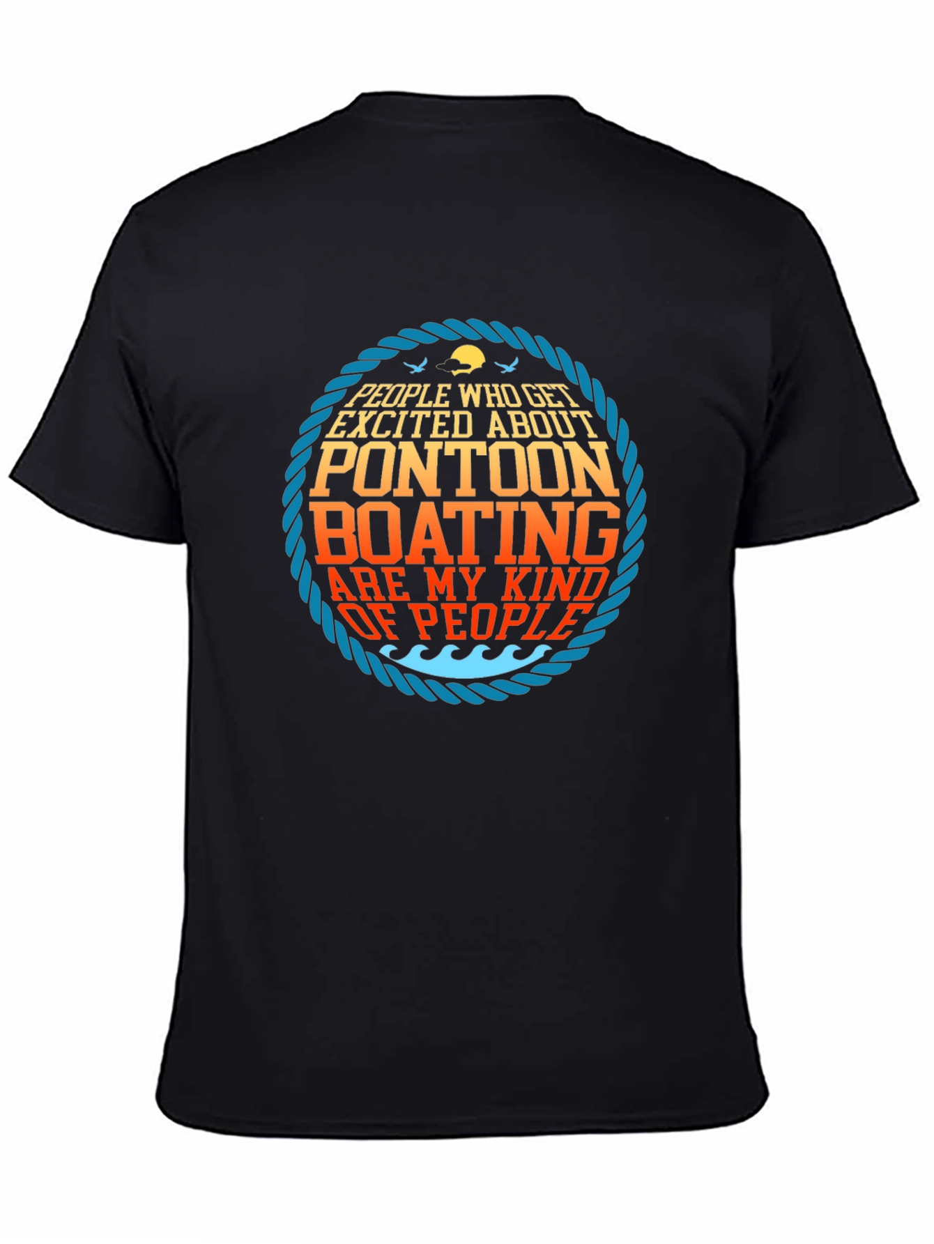 Pontoon Boat Enthusiast Graphic Tee