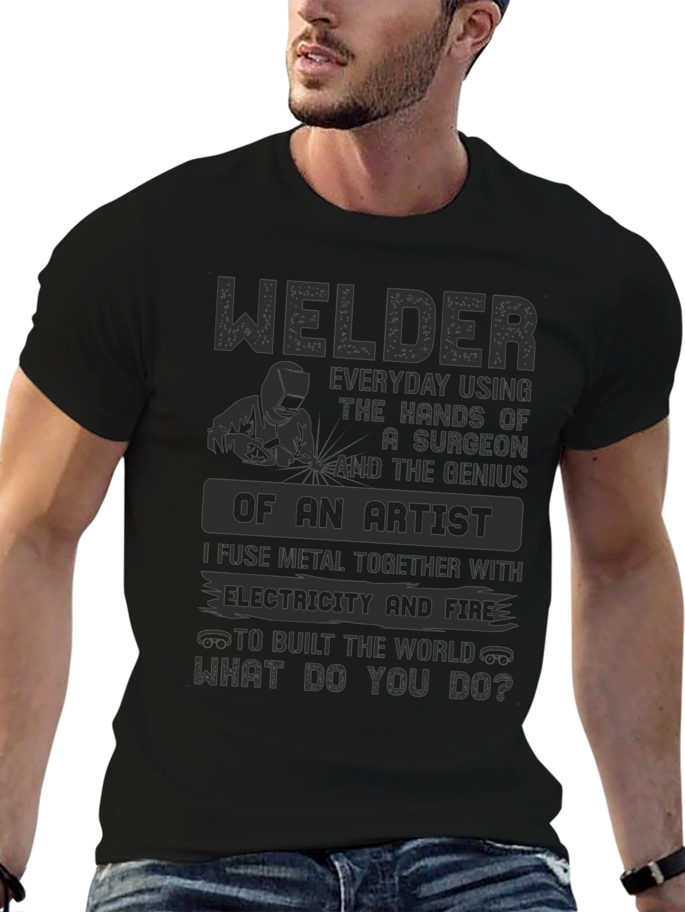 Welder Artist T-Shirt - Everyday Hero Apparel