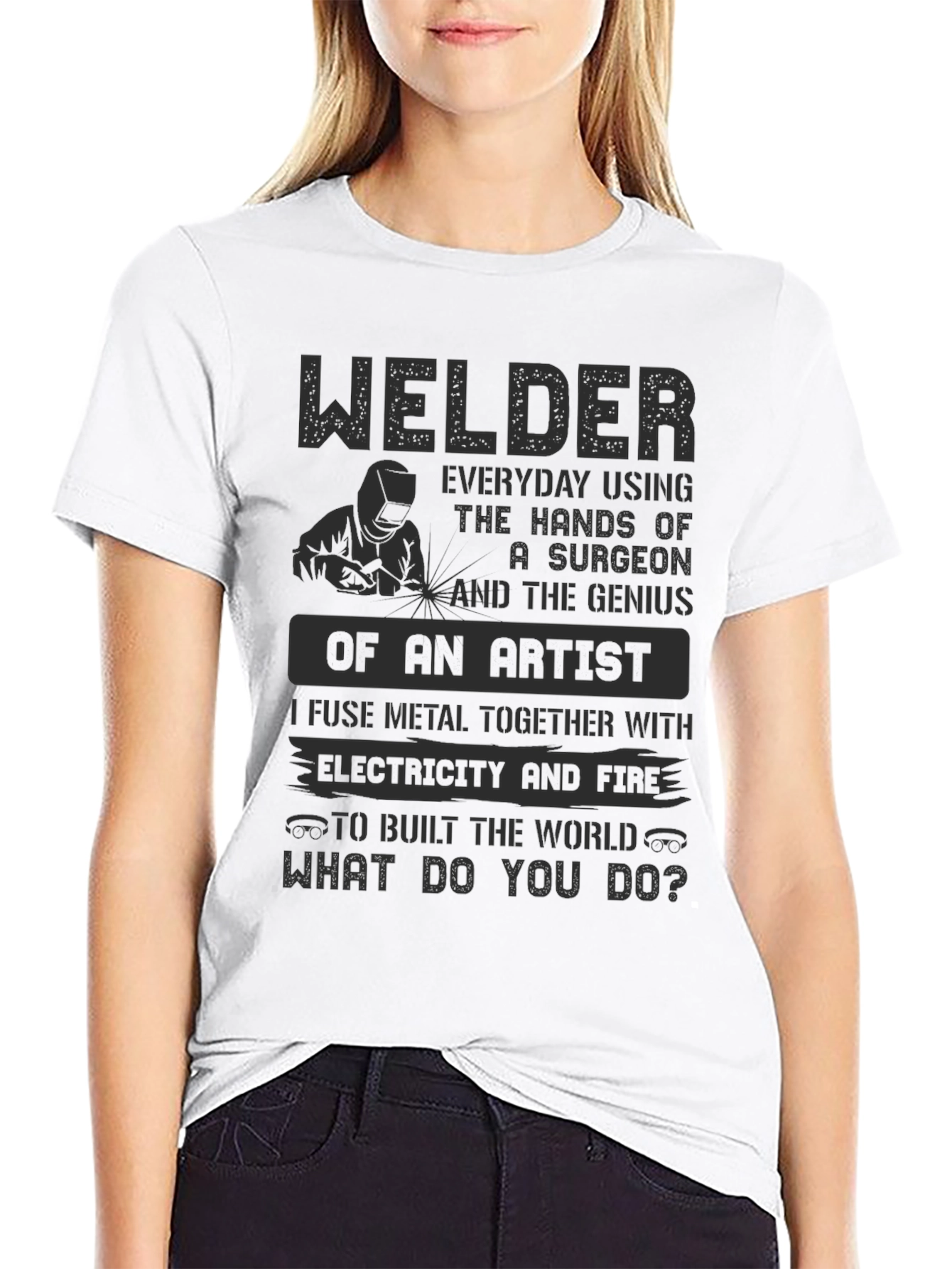 Welder Artist T-Shirt - Everyday Hero Apparel