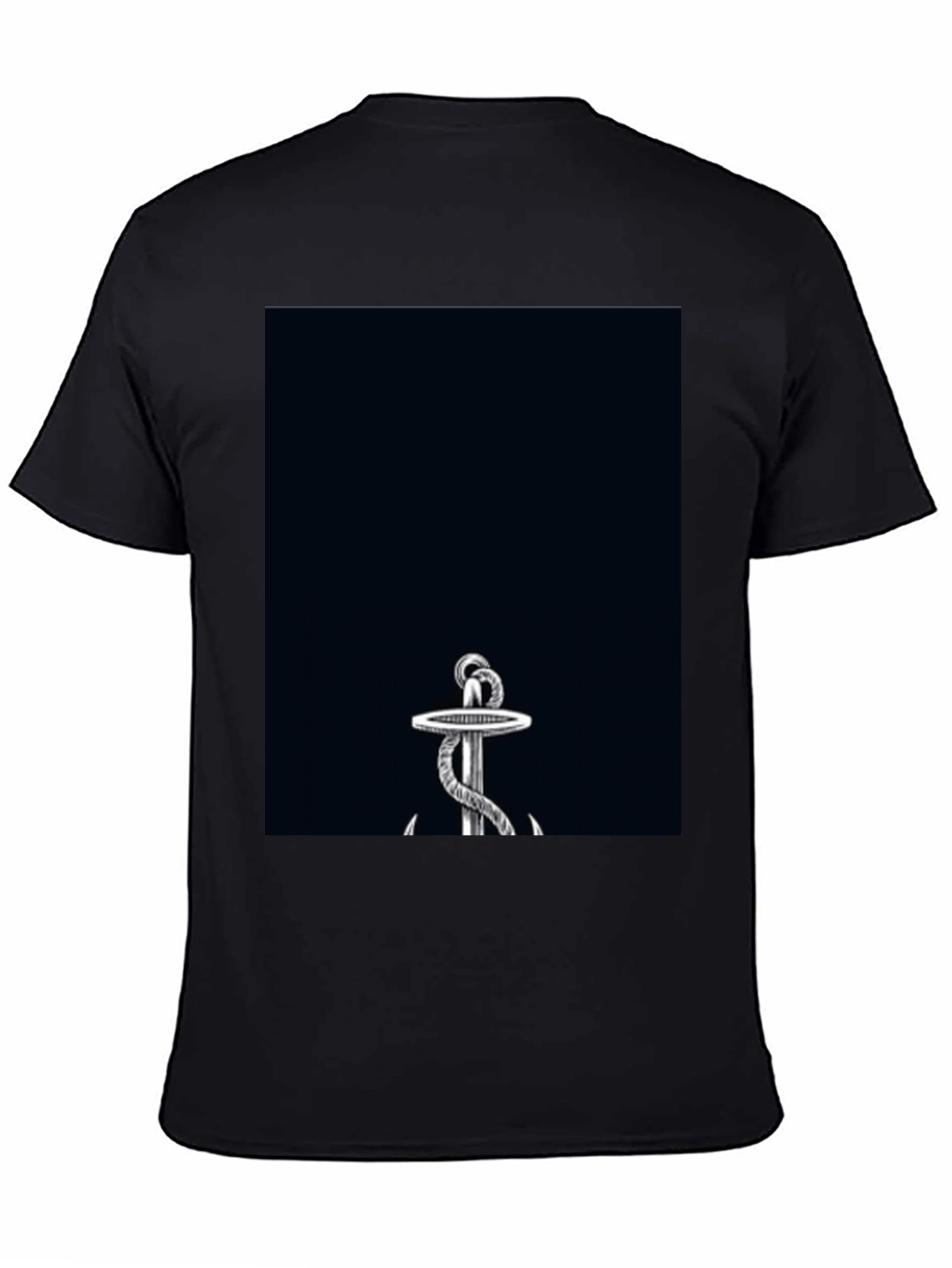 Anchor Graphic Black T-Shirt