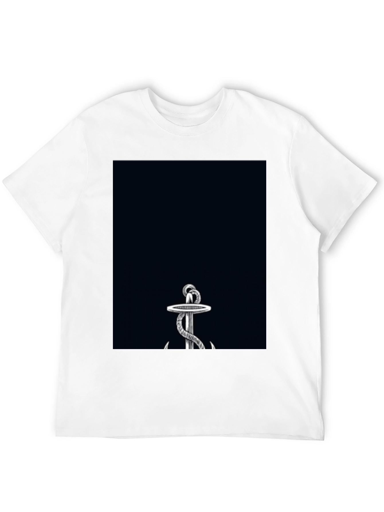 Anchor Graphic Black T-Shirt