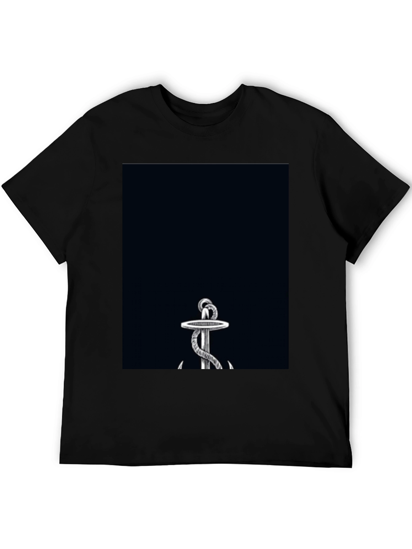 Anchor Graphic Black T-Shirt