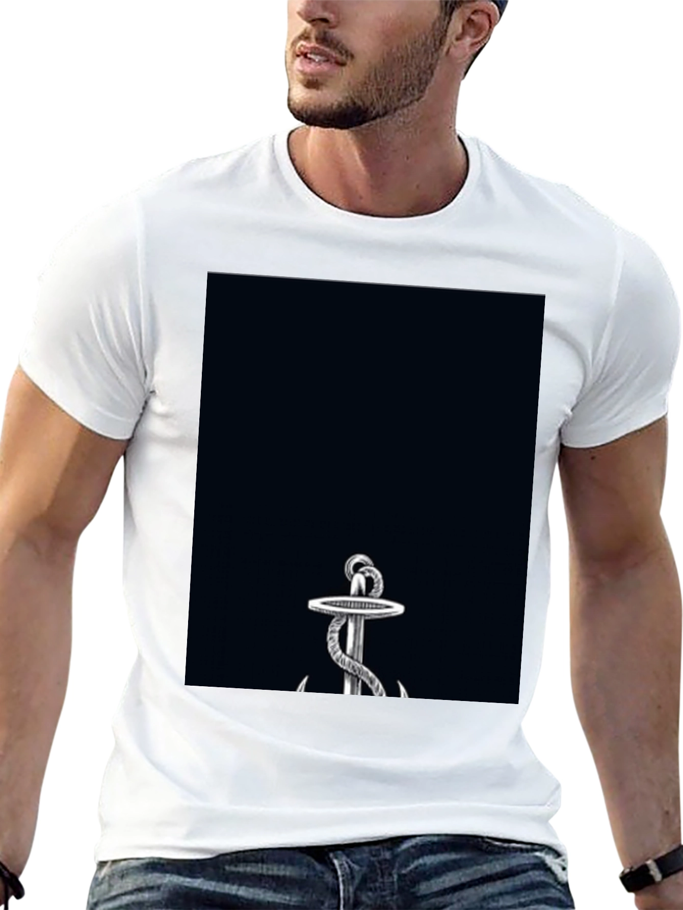 Anchor Graphic Black T-Shirt