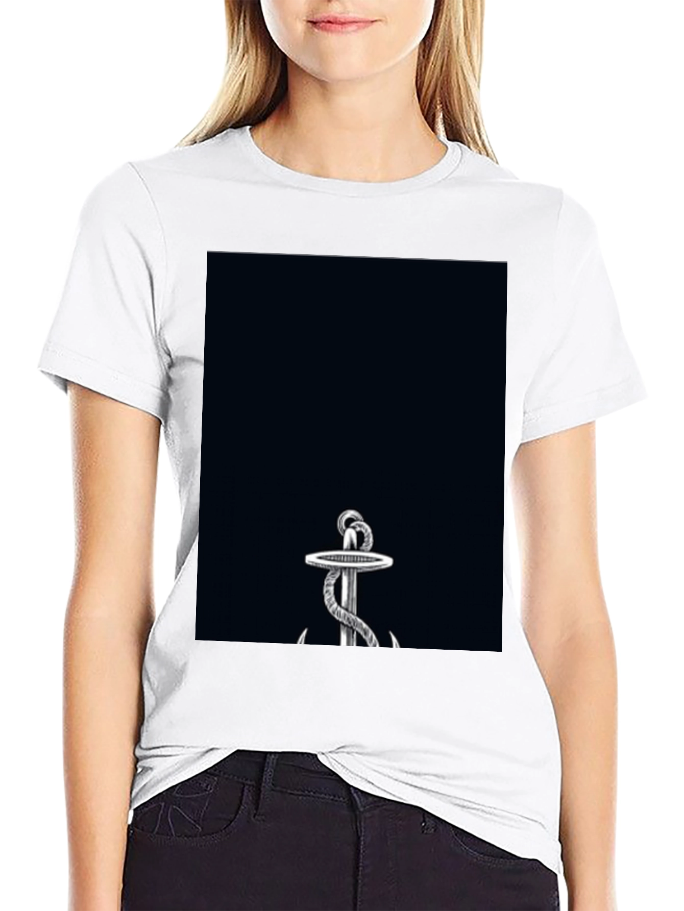 Anchor Graphic Black T-Shirt