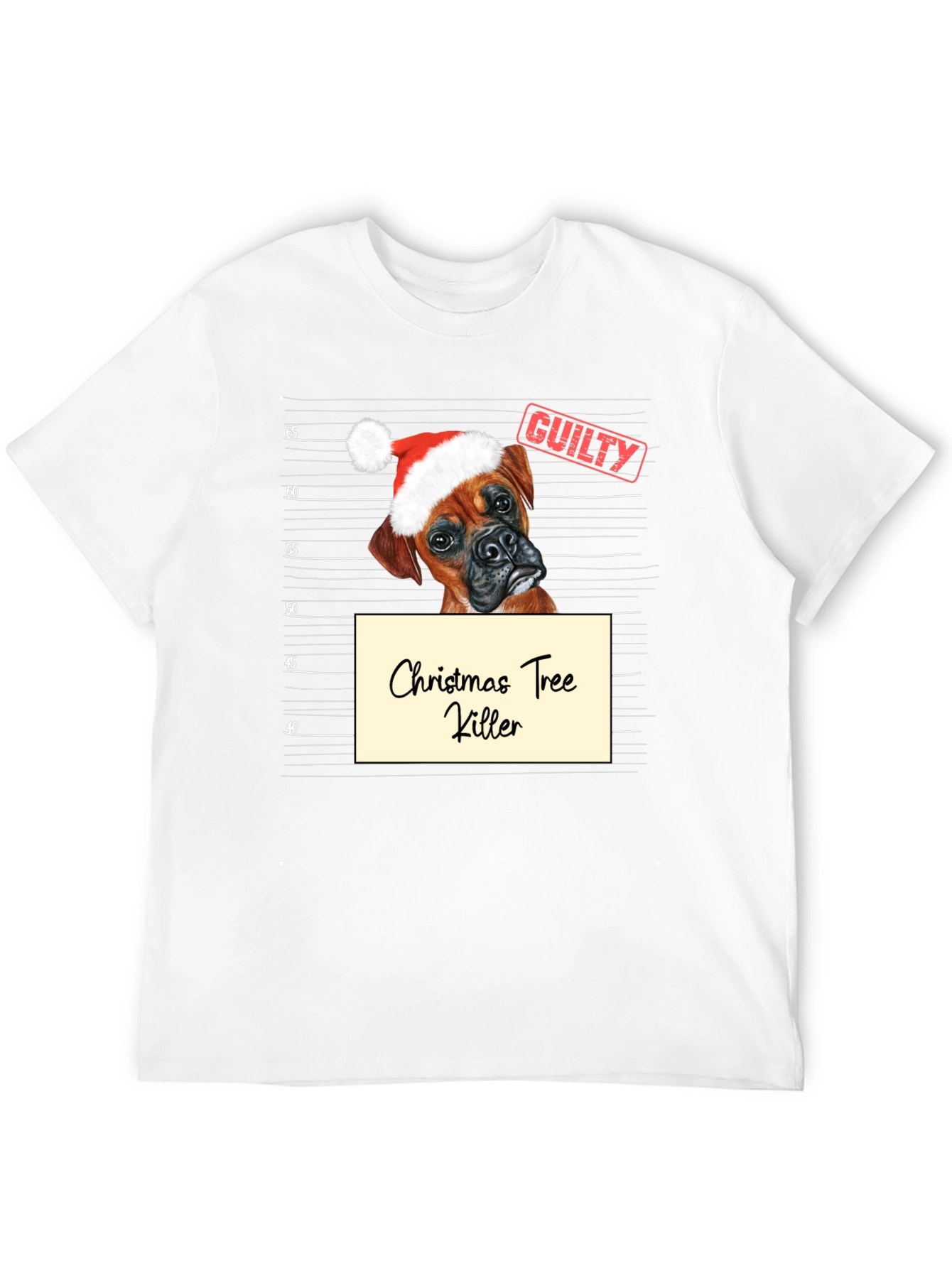 Christmas Tree Killer Dog T-Shirt