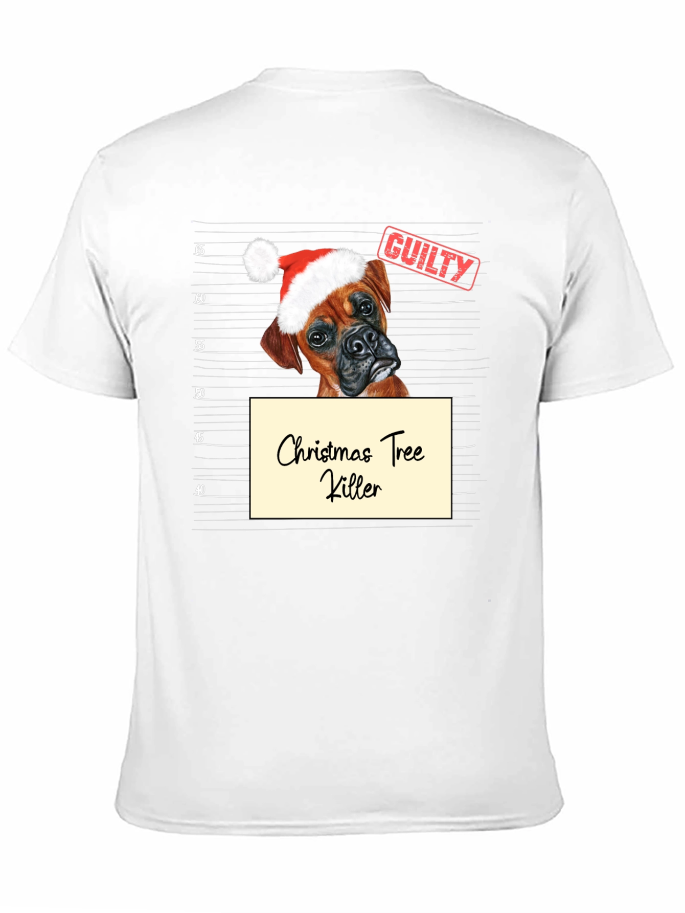 Christmas Tree Killer Dog T-Shirt