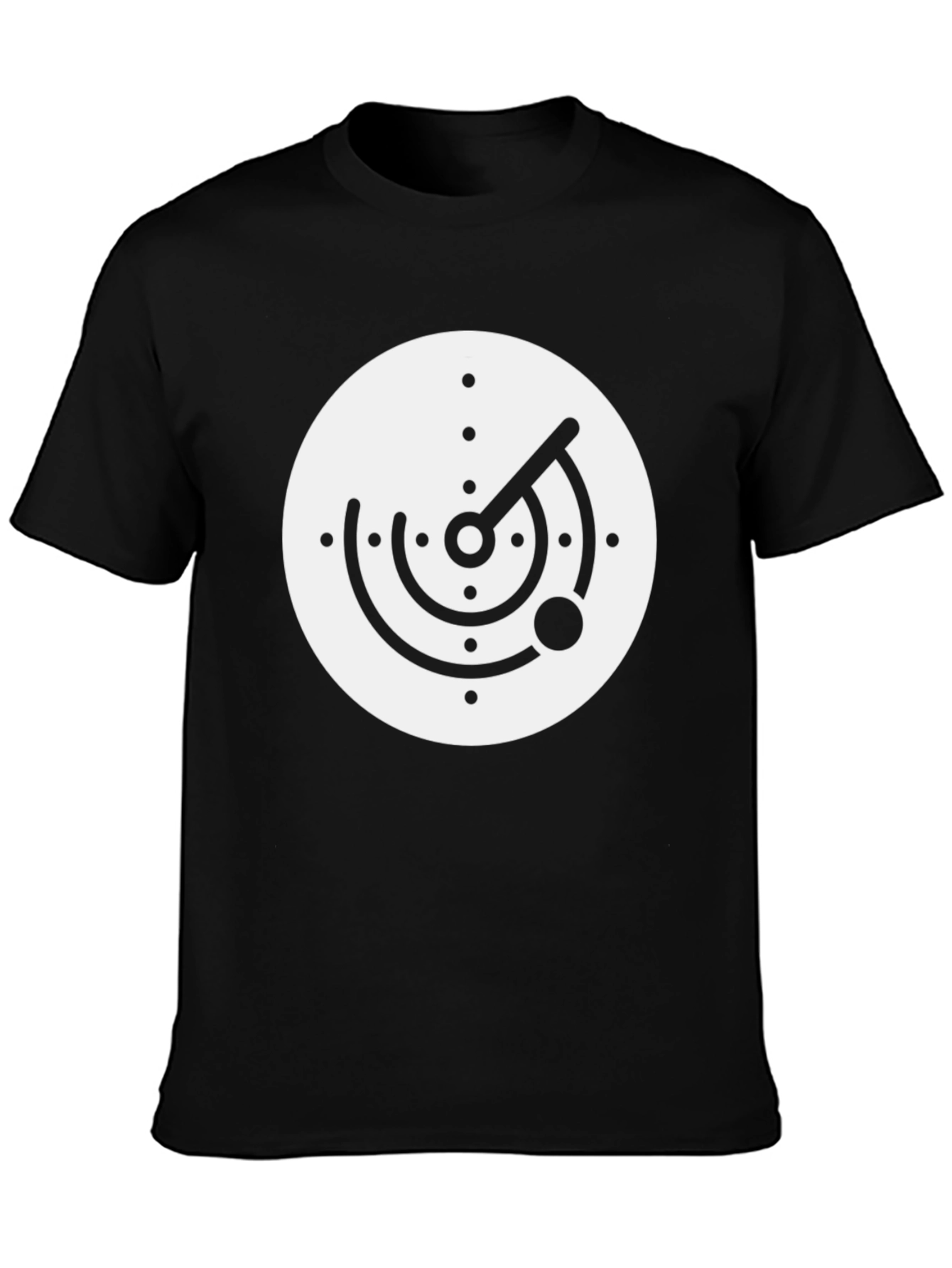 Radar Graphic T-Shirt - Retro Style