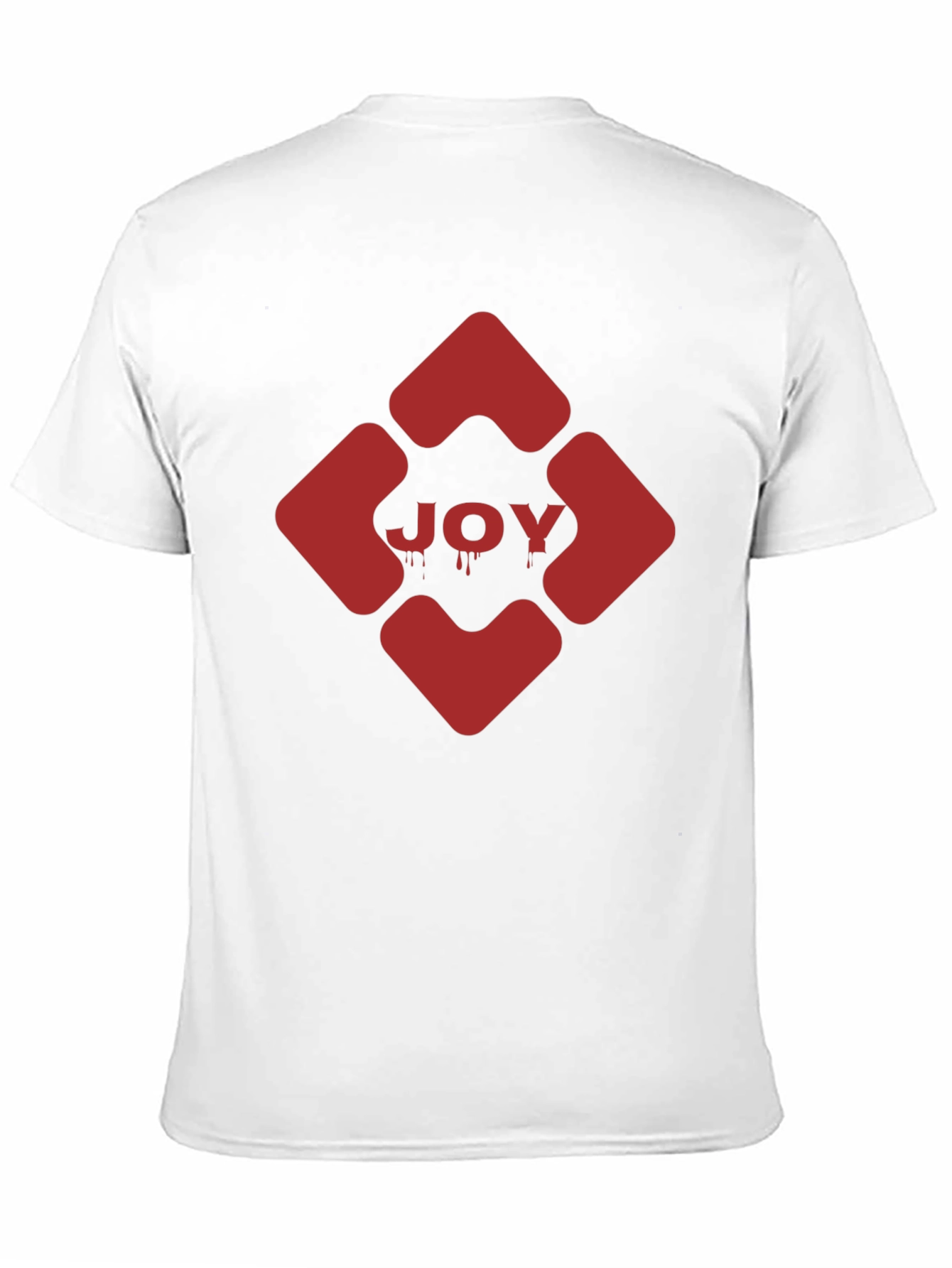 JOY Graphic Tee - Edgy Red Design on Black