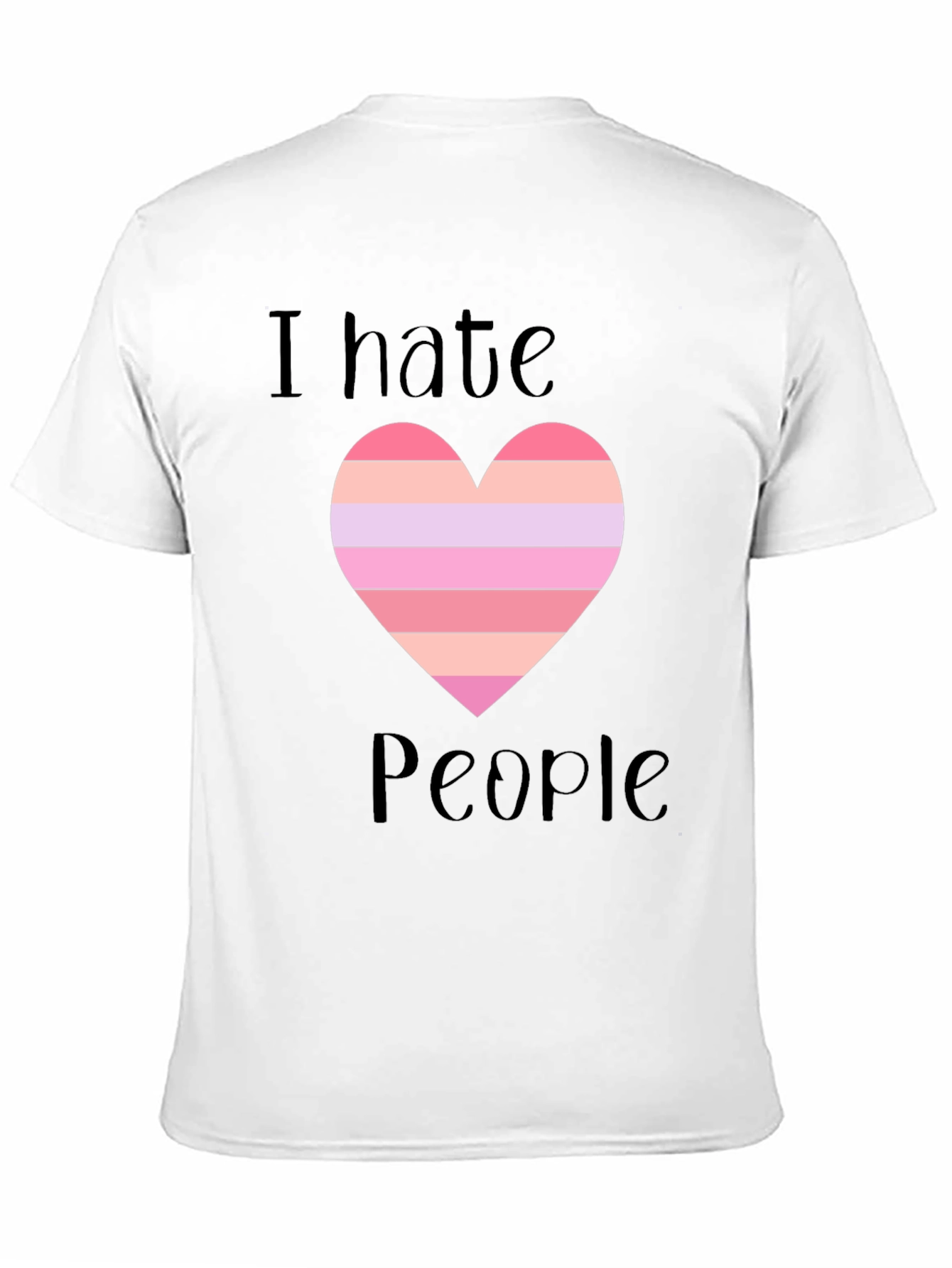 I Hate People Heart Graphic Tee