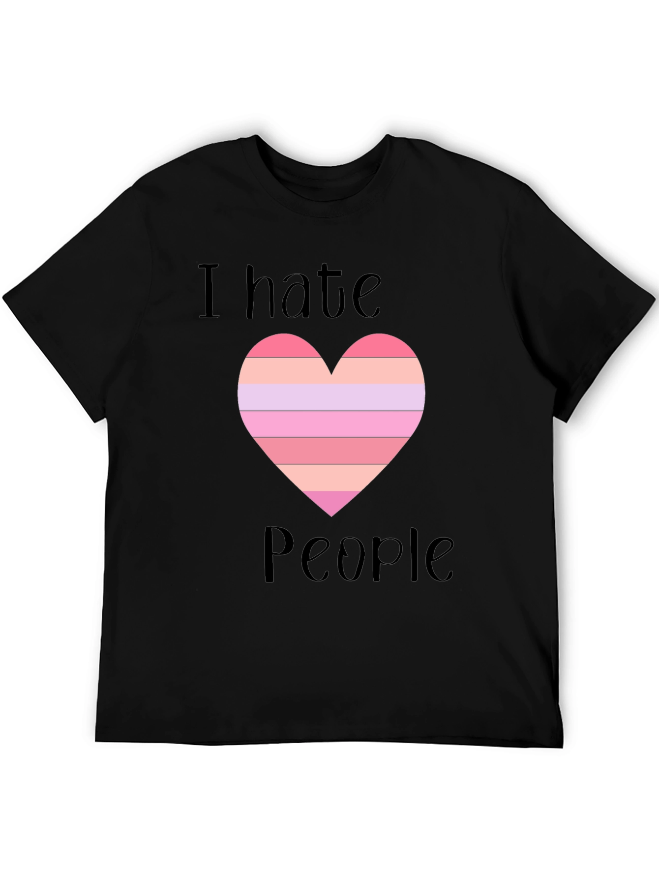 I Hate People Heart Graphic Tee