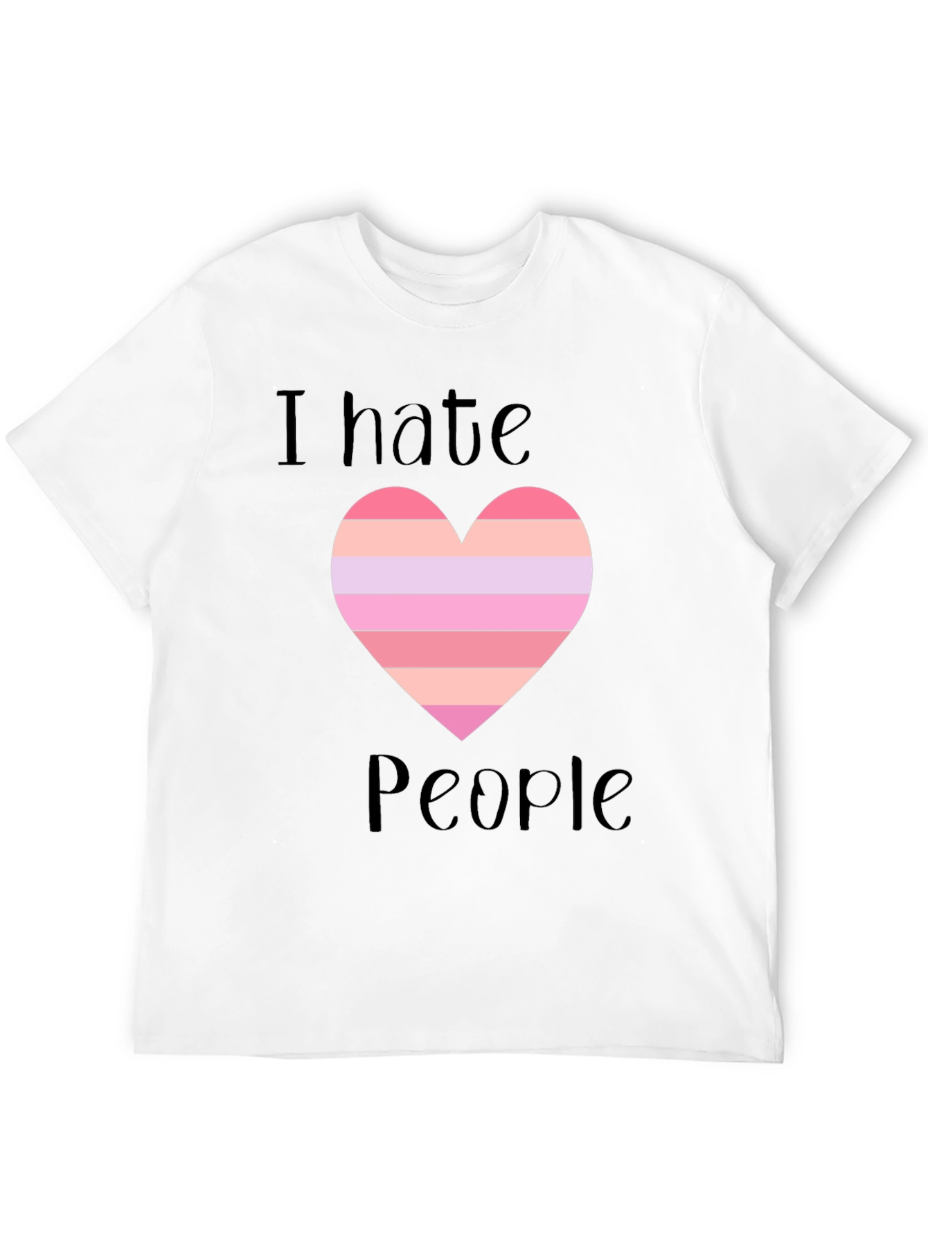 I Hate People Heart Graphic Tee
