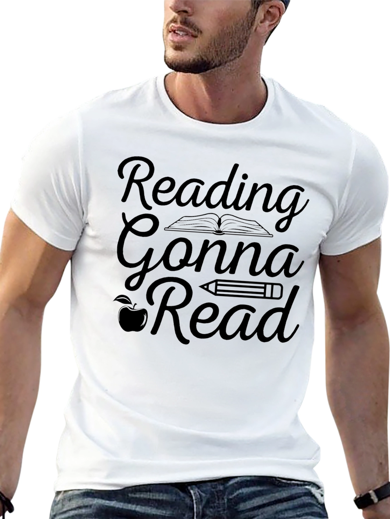 Reading Gonna Read Graphic Tee - Unisex Black T-Shirt