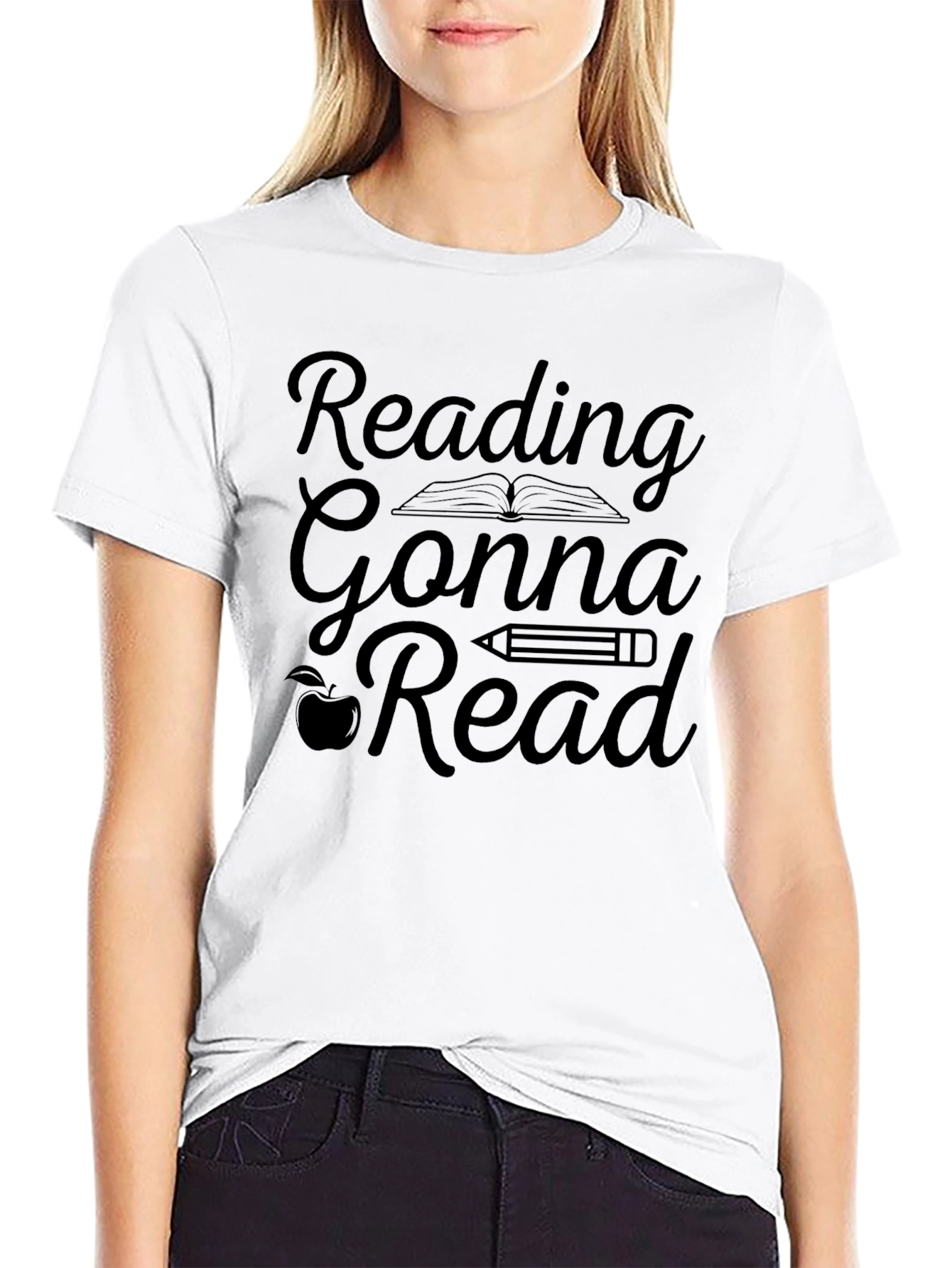 Reading Gonna Read Graphic Tee - Unisex Black T-Shirt