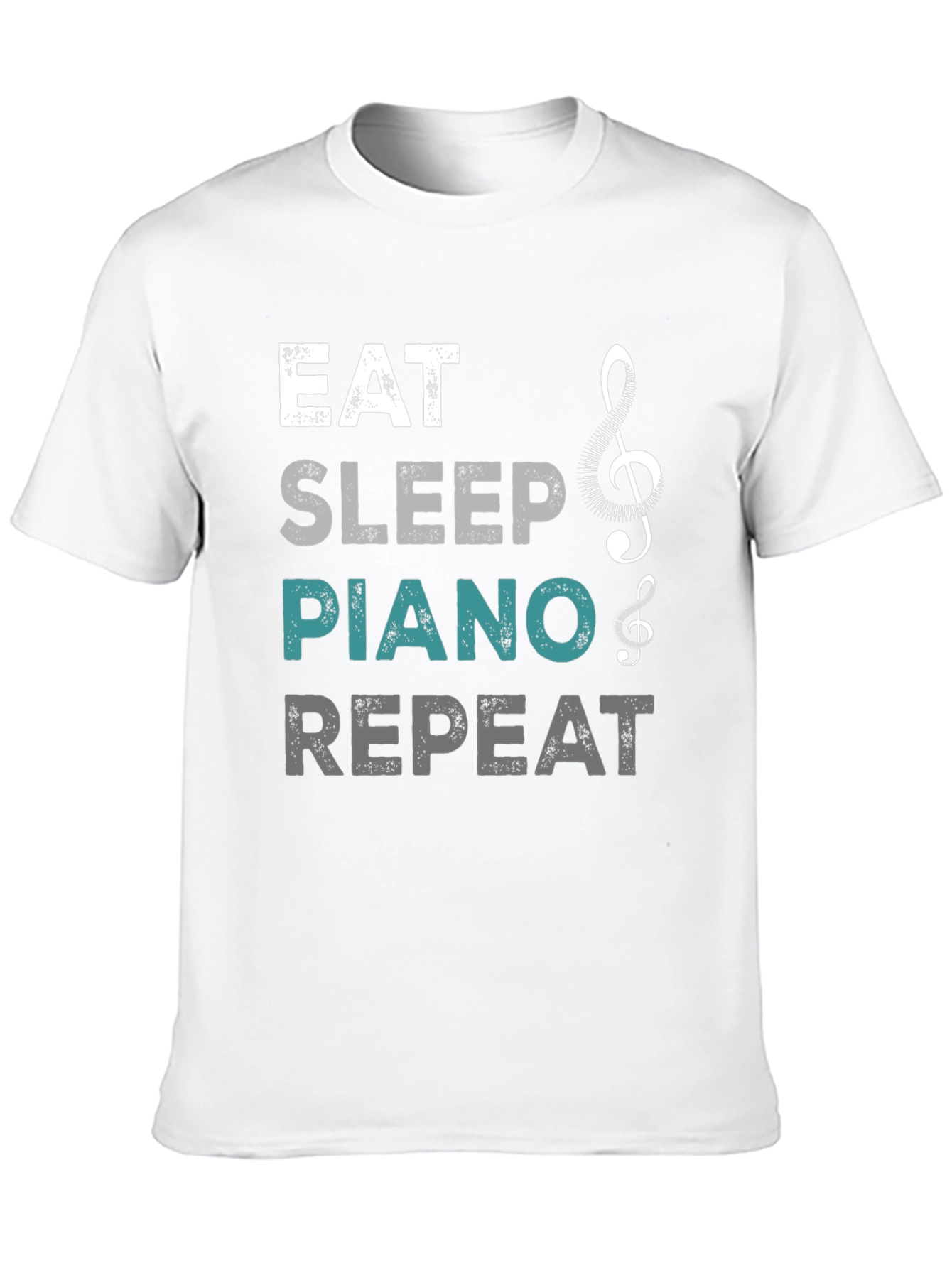 Eat Sleep Piano Repeat Graphic Tee